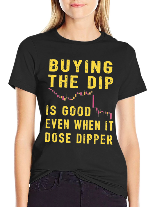 Buy the Dip Mens Black Graphic Tee