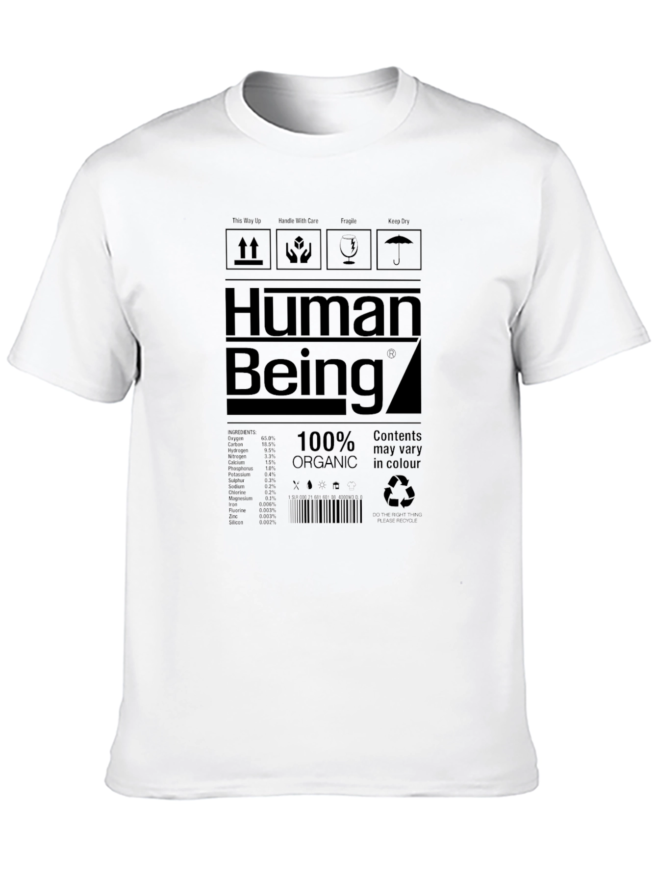 Human Being Graphic Tee - Organic Cotton