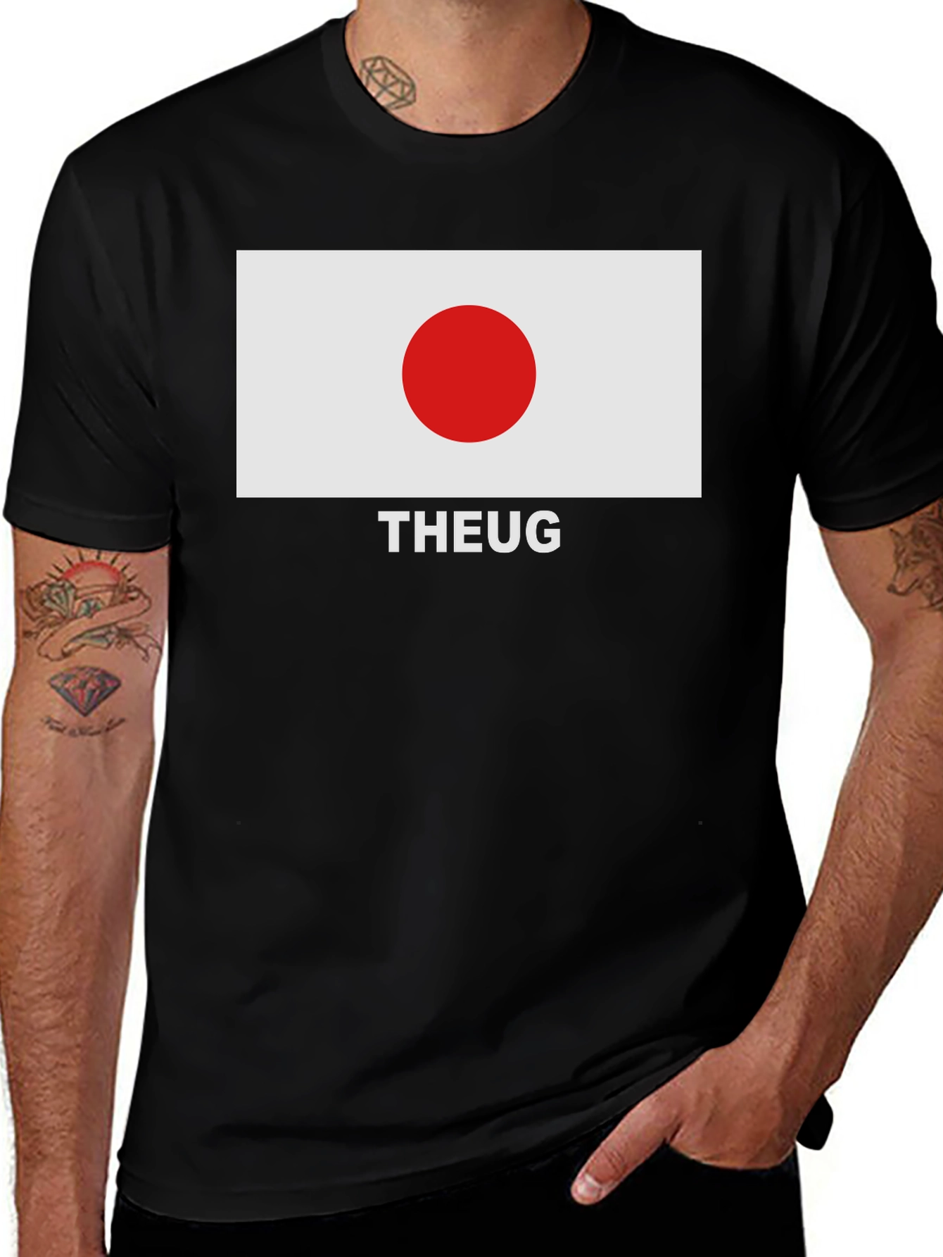 Theug Japan Flag T-Shirt - Graphic Tee