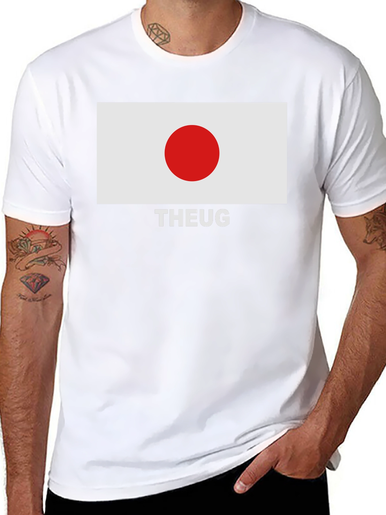 Theug Japan Flag T-Shirt - Graphic Tee