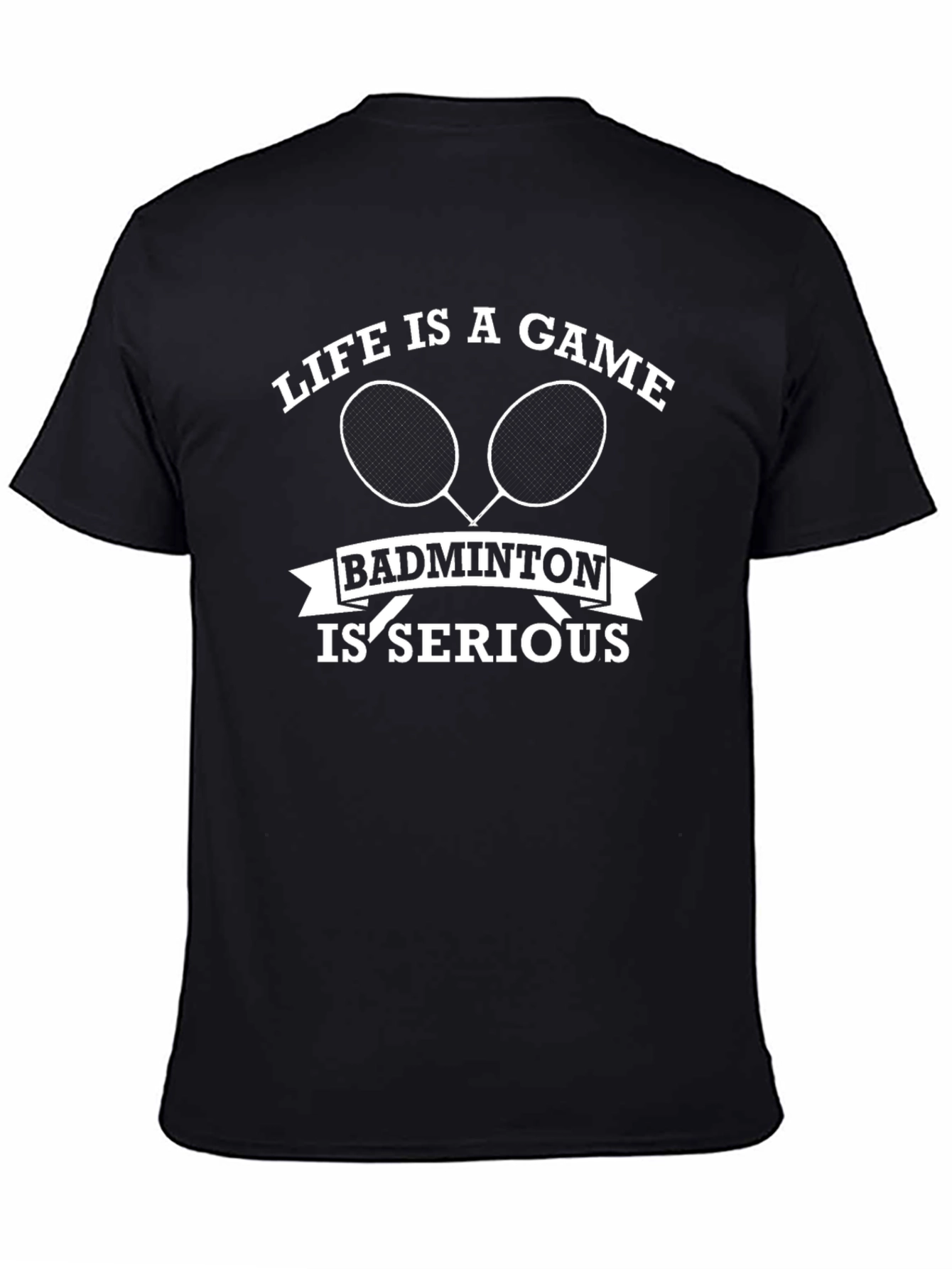Badminton is Serious Graphic Tee