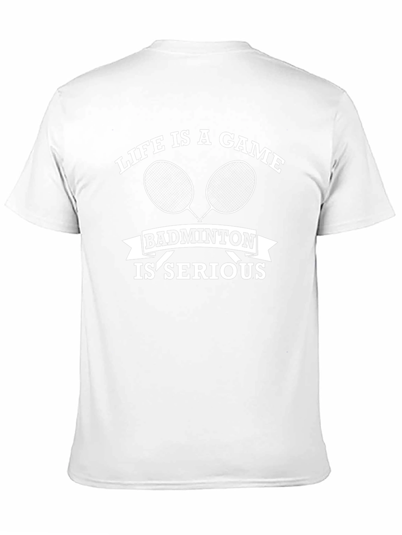 Badminton is Serious Graphic Tee