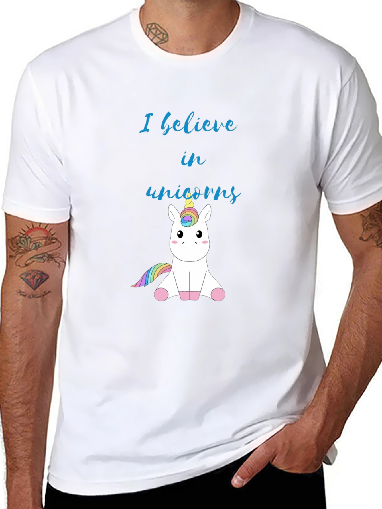 Unicorn Believer Black T-Shirt