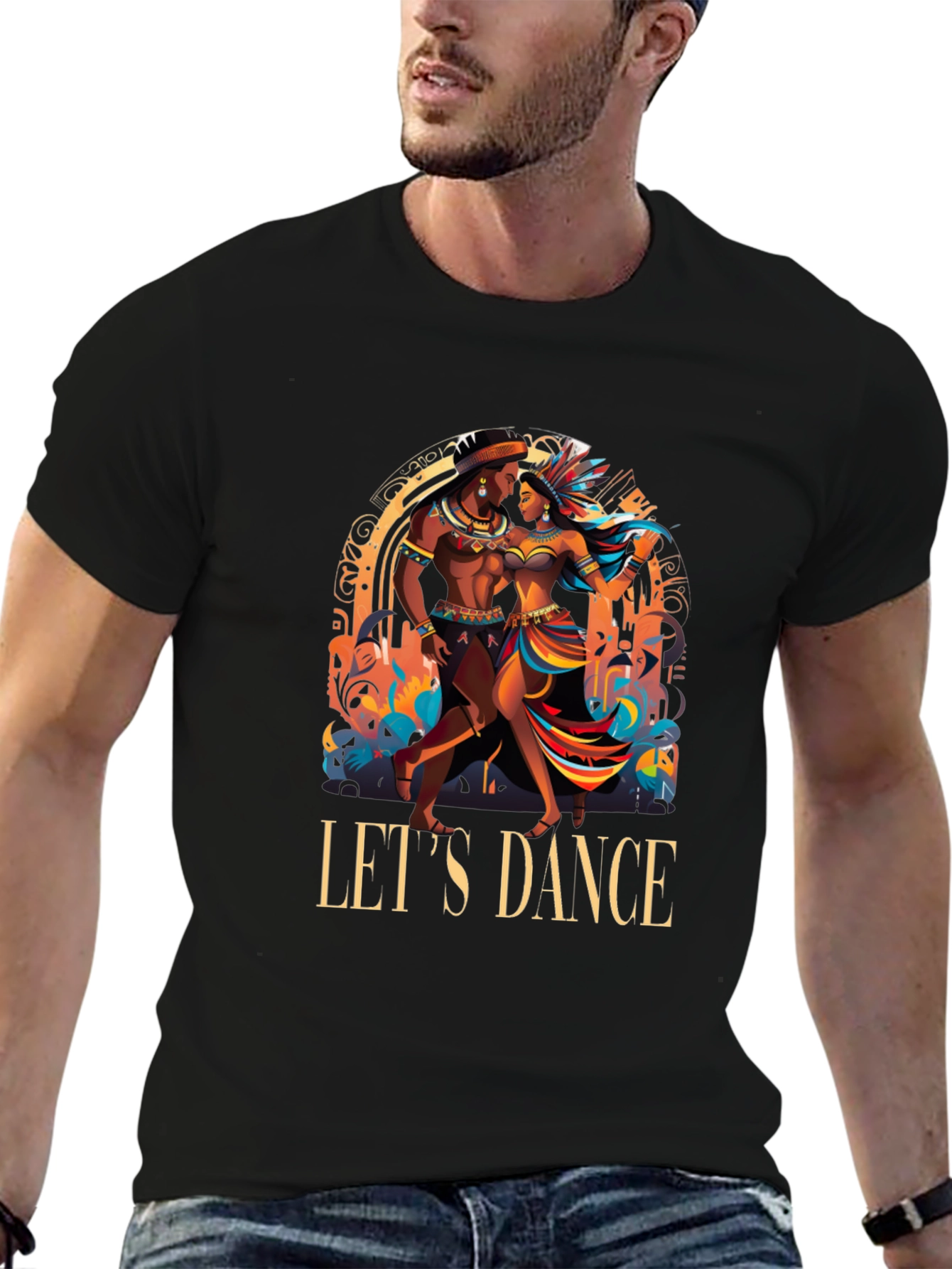 Lets Dance Graphic Print T-Shirt