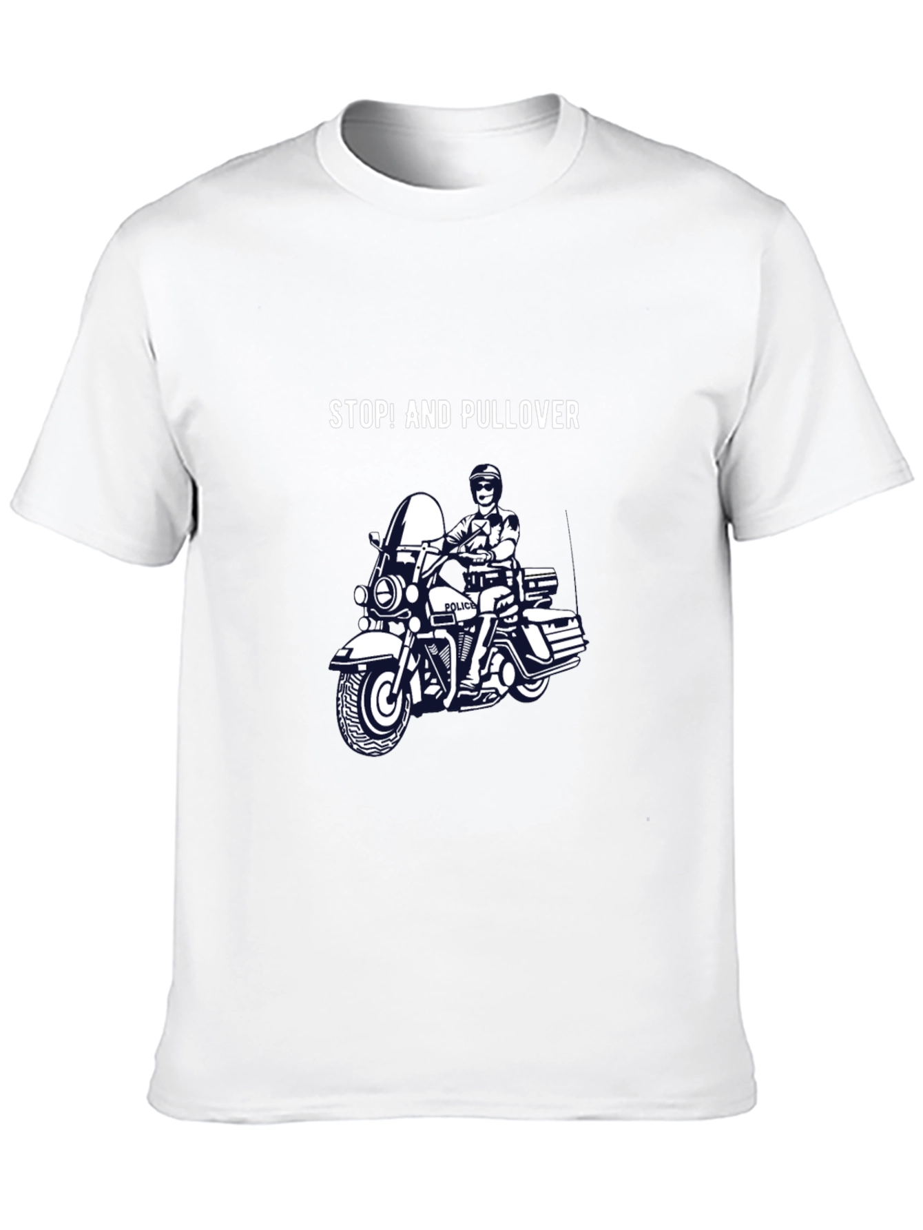 Stop and Pullover Graphic T-Shirt