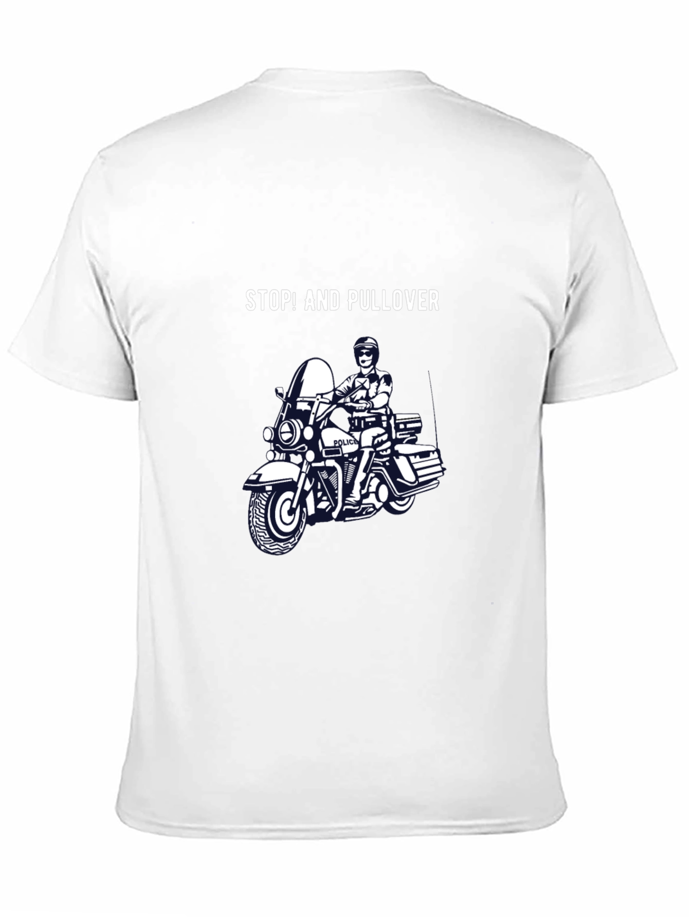 Stop and Pullover Graphic T-Shirt