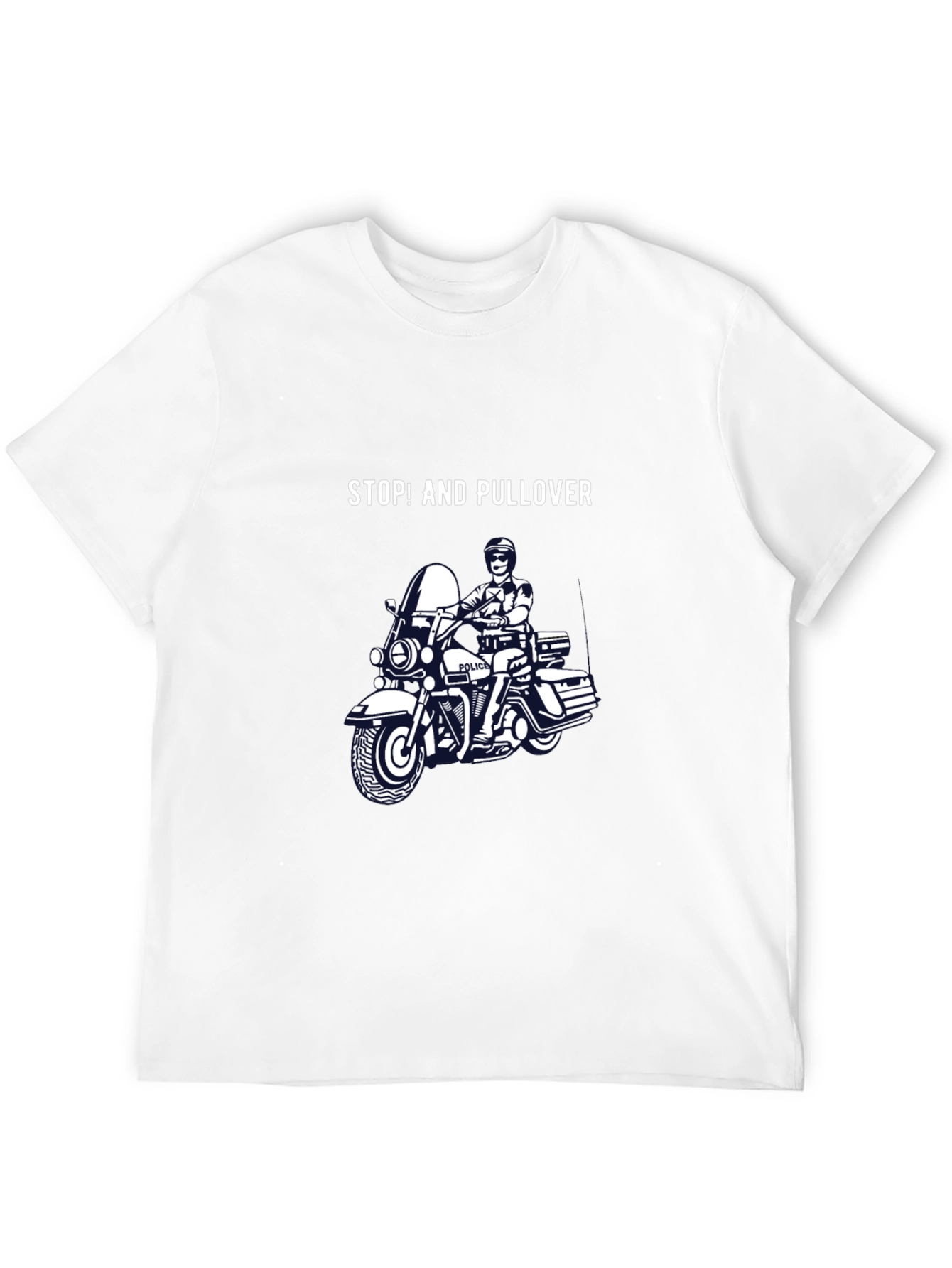 Stop and Pullover Graphic T-Shirt