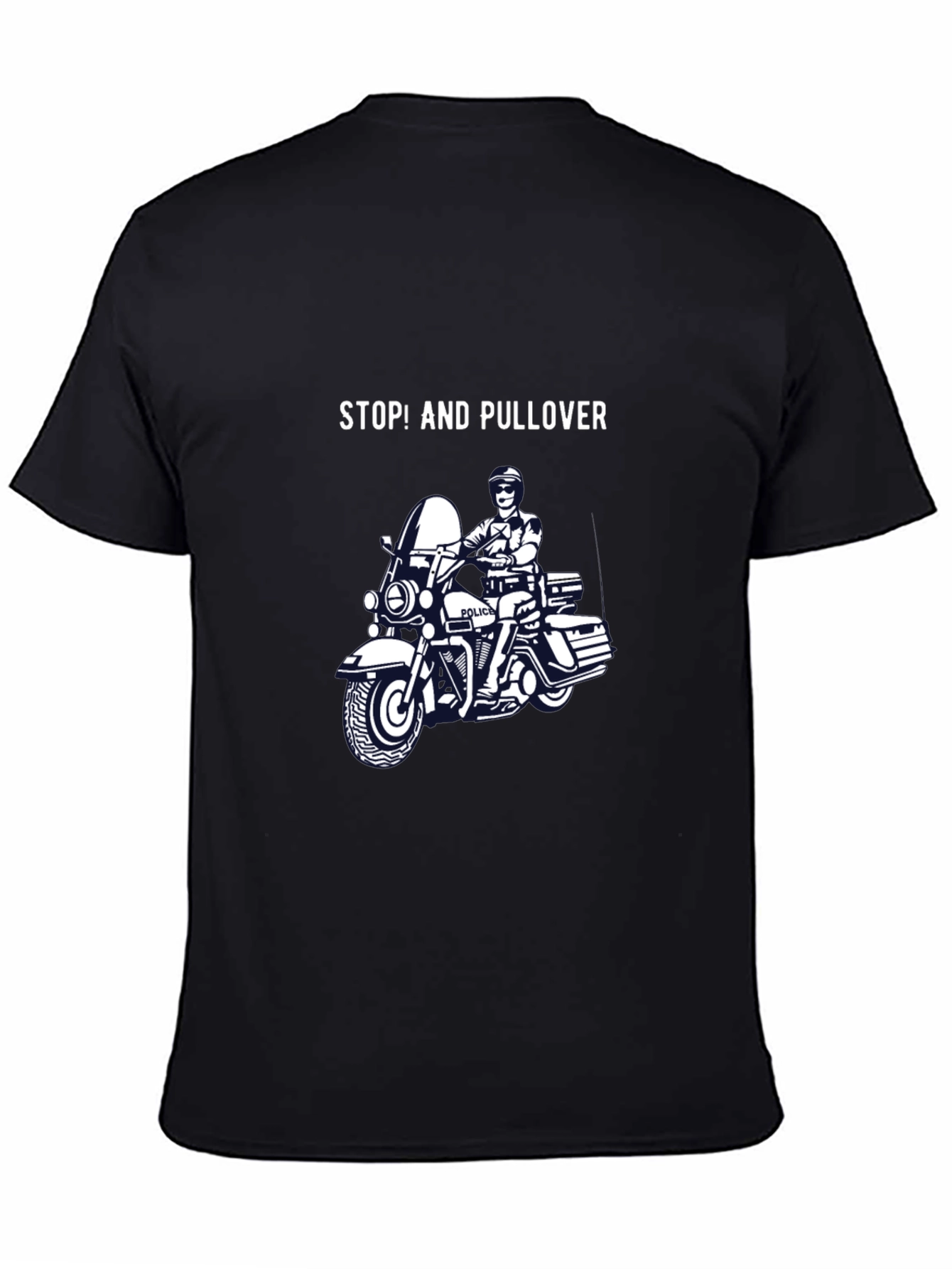 Stop and Pullover Graphic T-Shirt