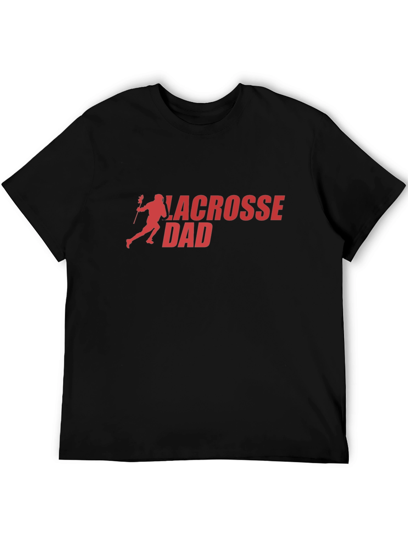Lacrosse Dad Black T-Shirt - Sporty & Stylish