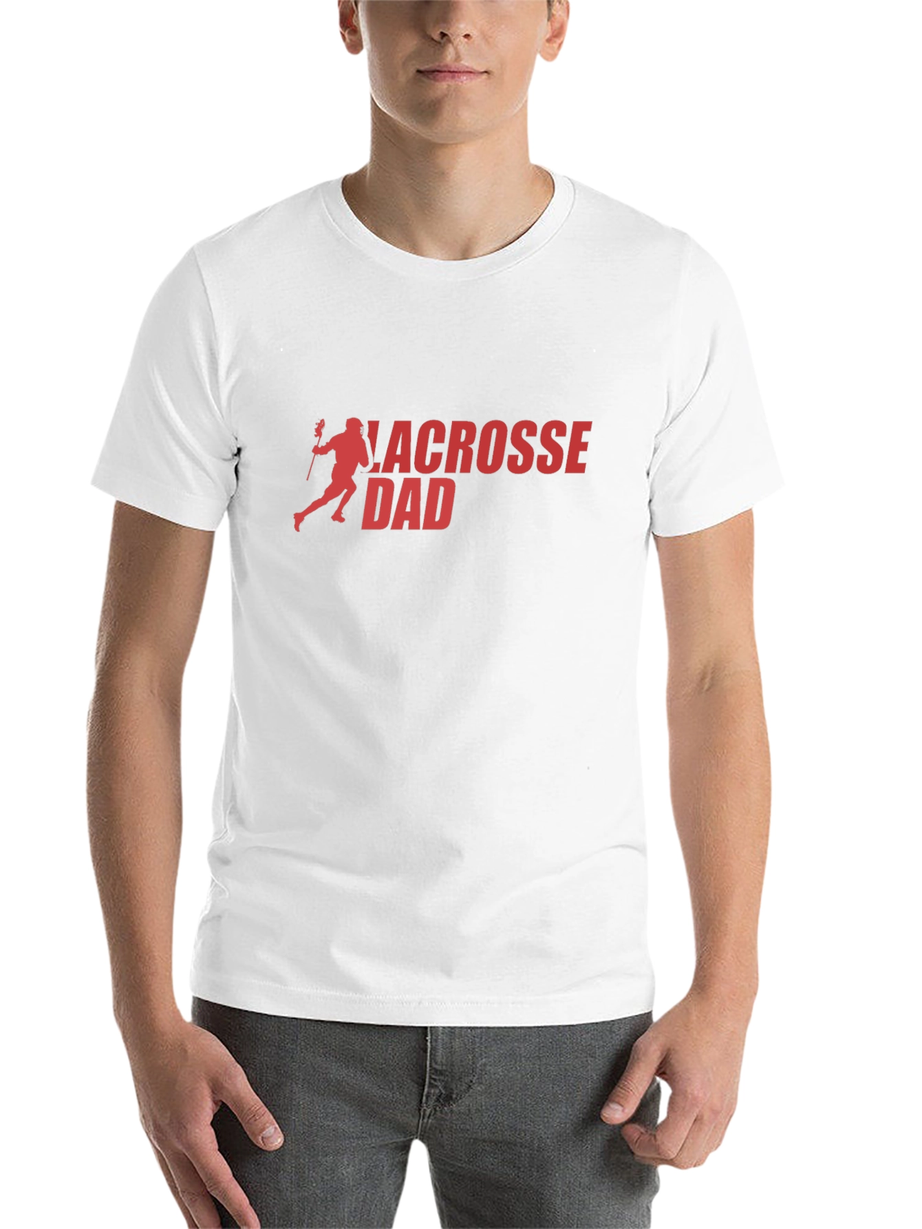 Lacrosse Dad Black T-Shirt - Sporty & Stylish