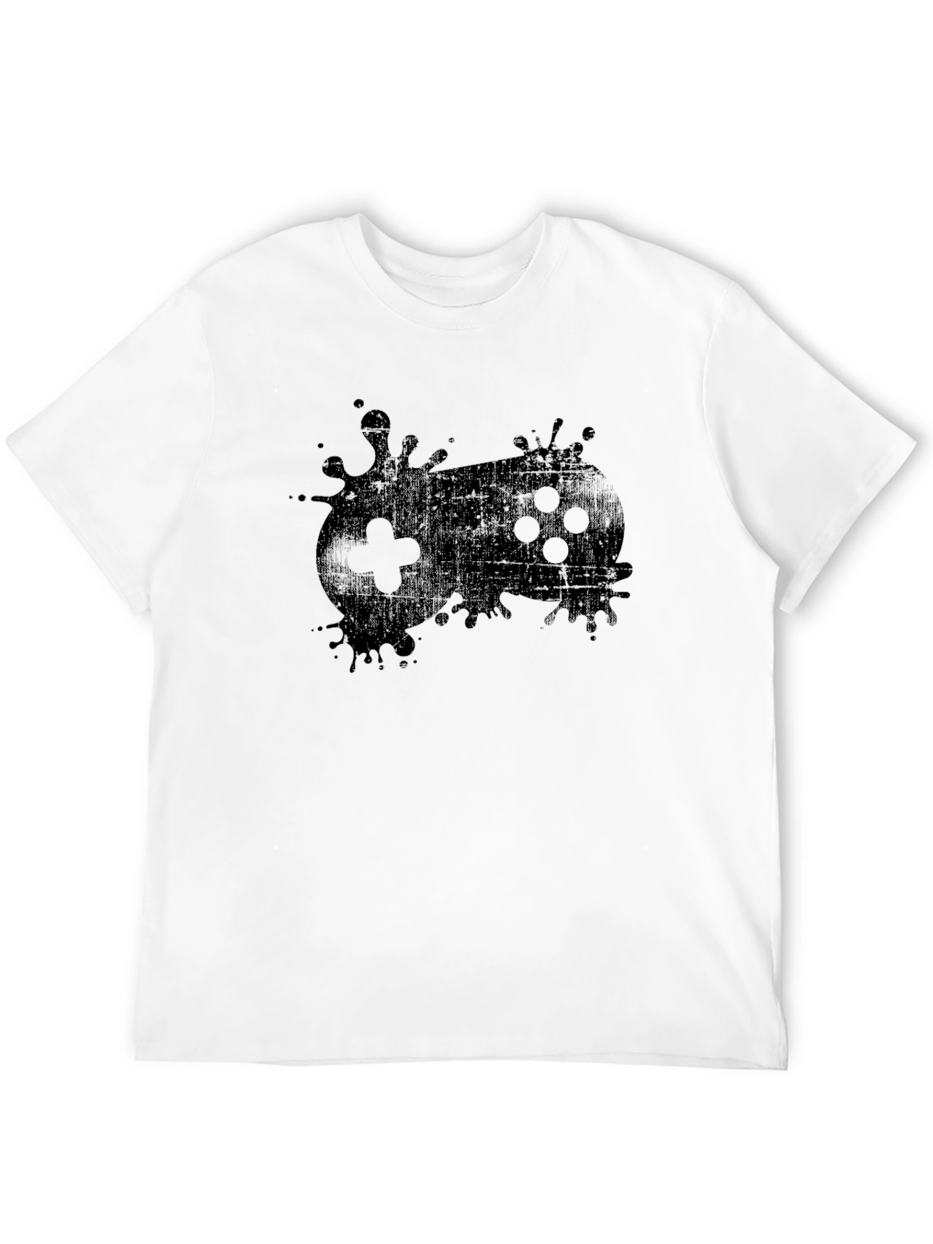 Gaming Controller Graphic Tee - Black