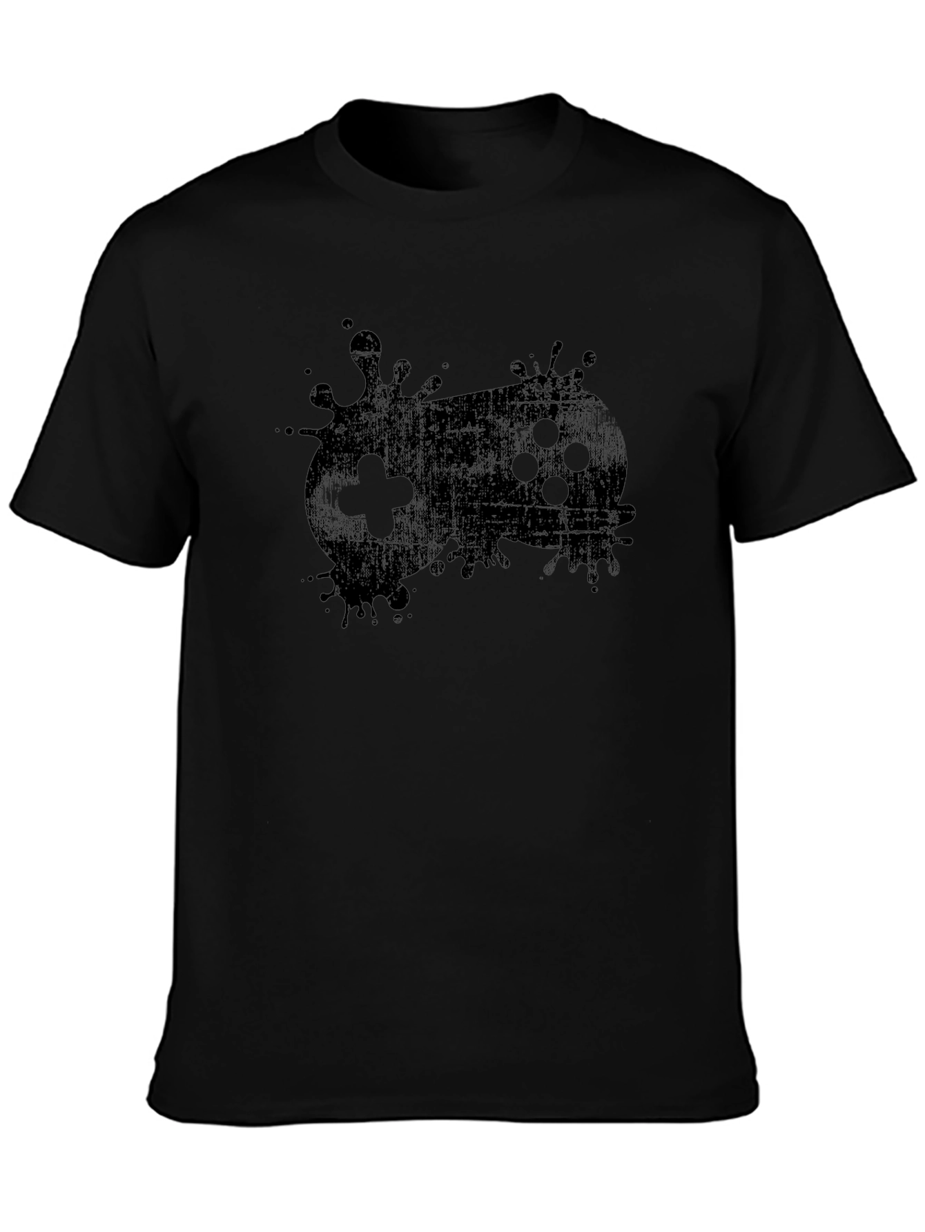 Gaming Controller Graphic Tee - Black