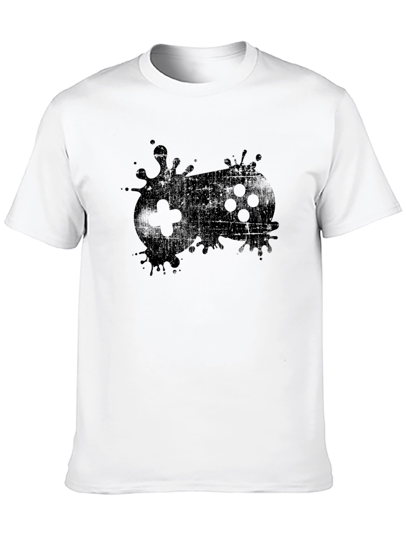 Gaming Controller Graphic Tee - Black