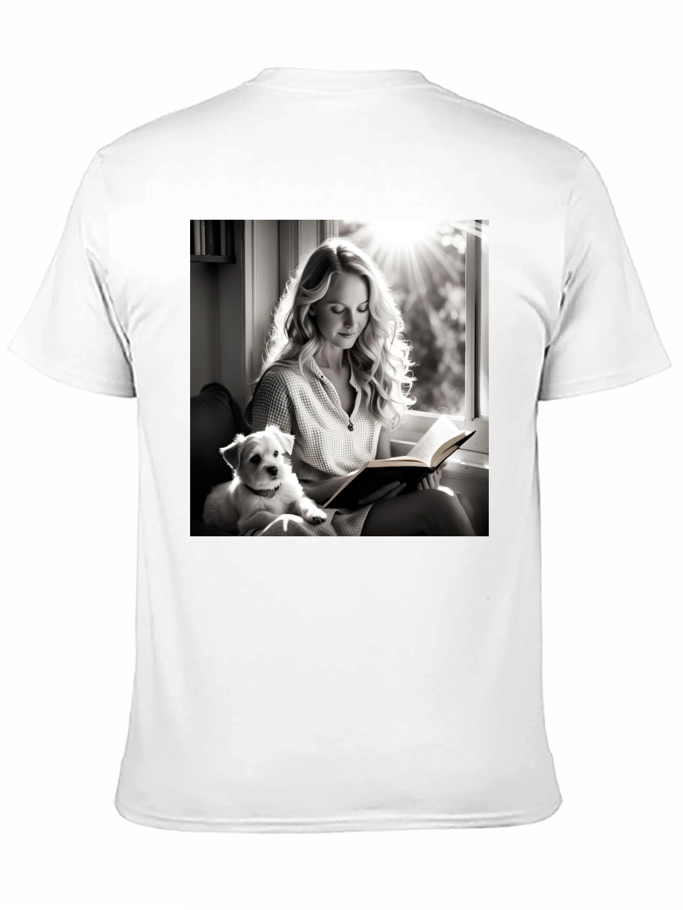 Book Reading Dog T-Shirt