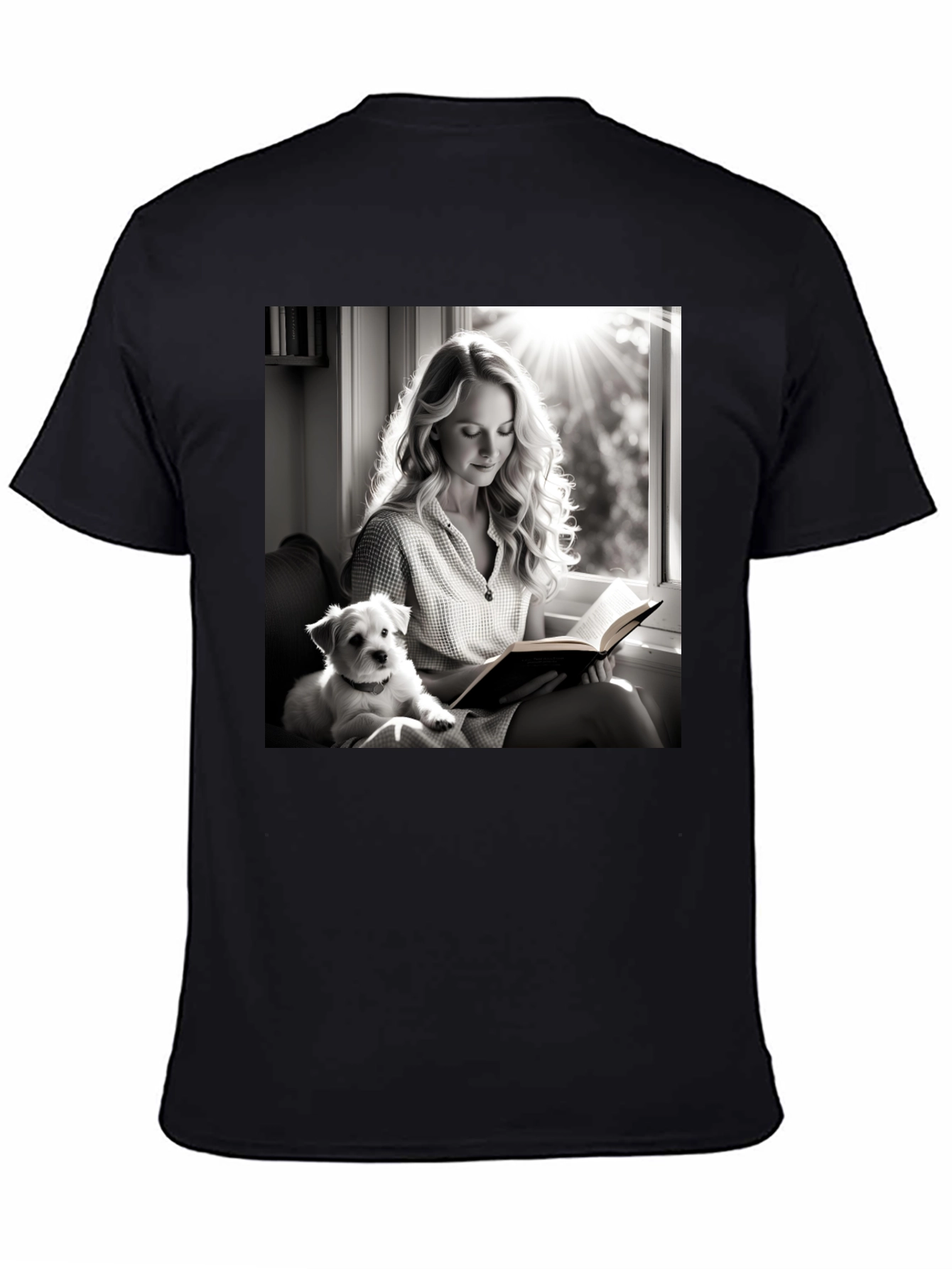 Book Reading Dog T-Shirt