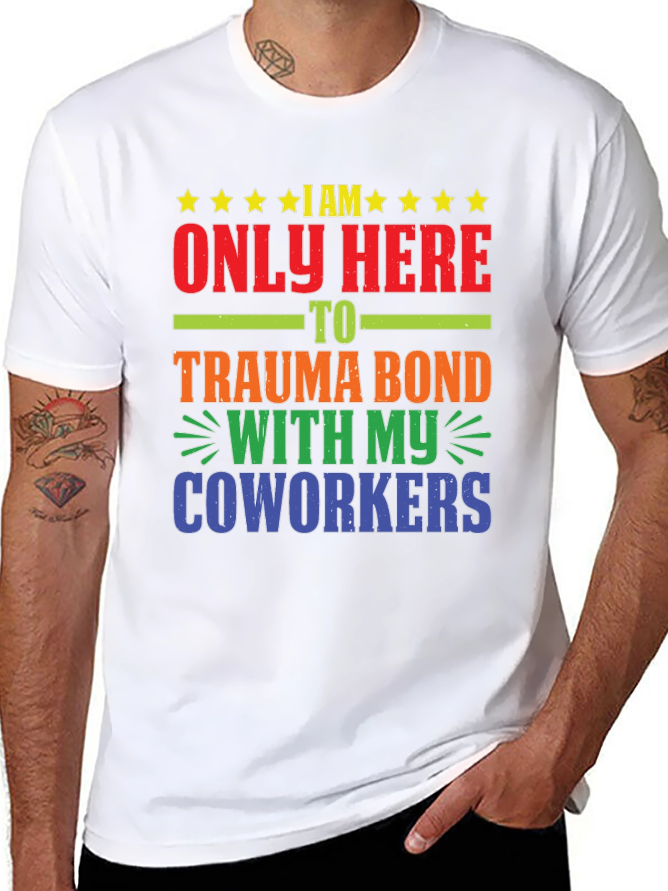 Trauma Bond Coworkers Graphic Tee
