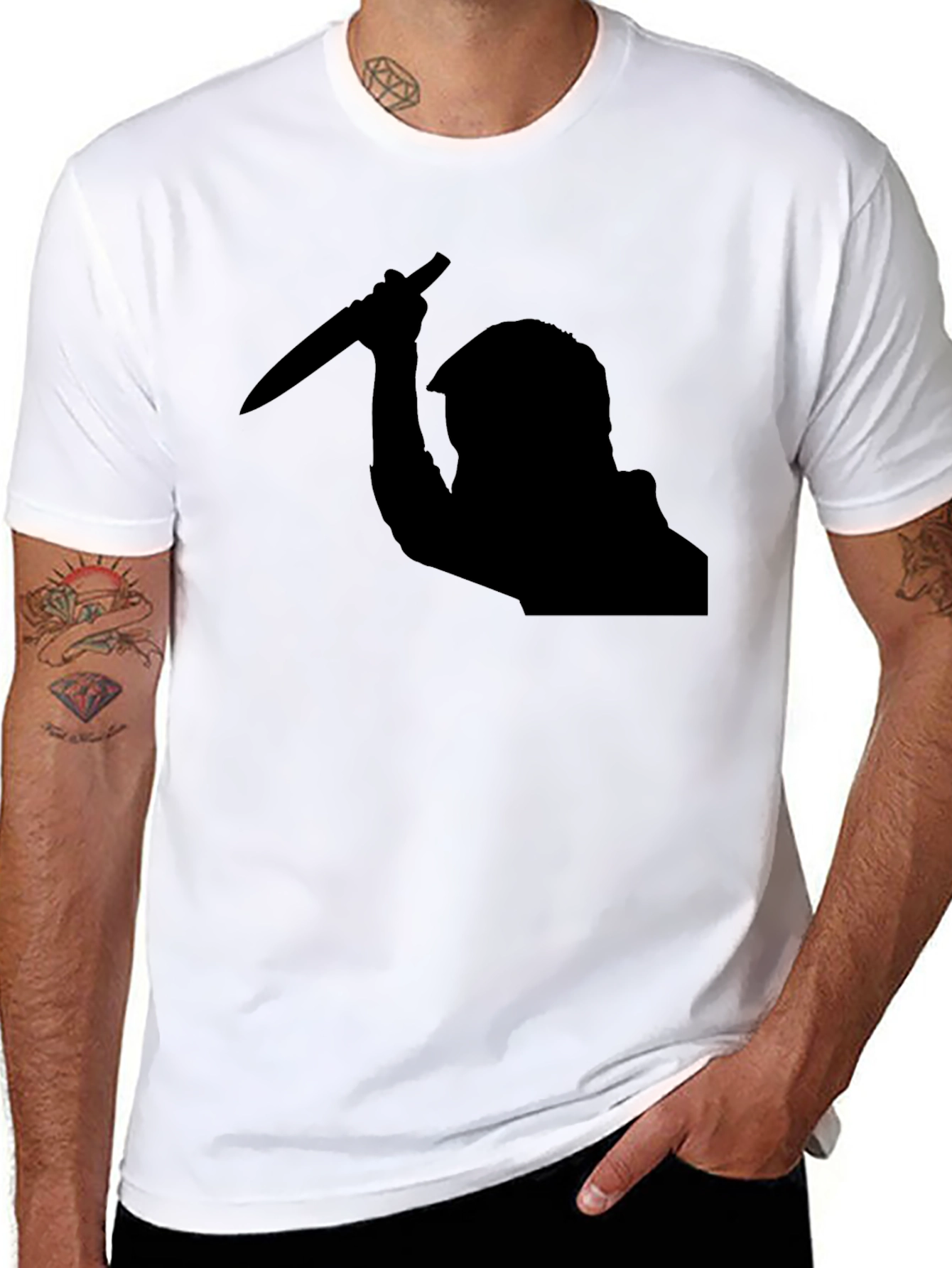 Murder Silhouette Graphic Tee