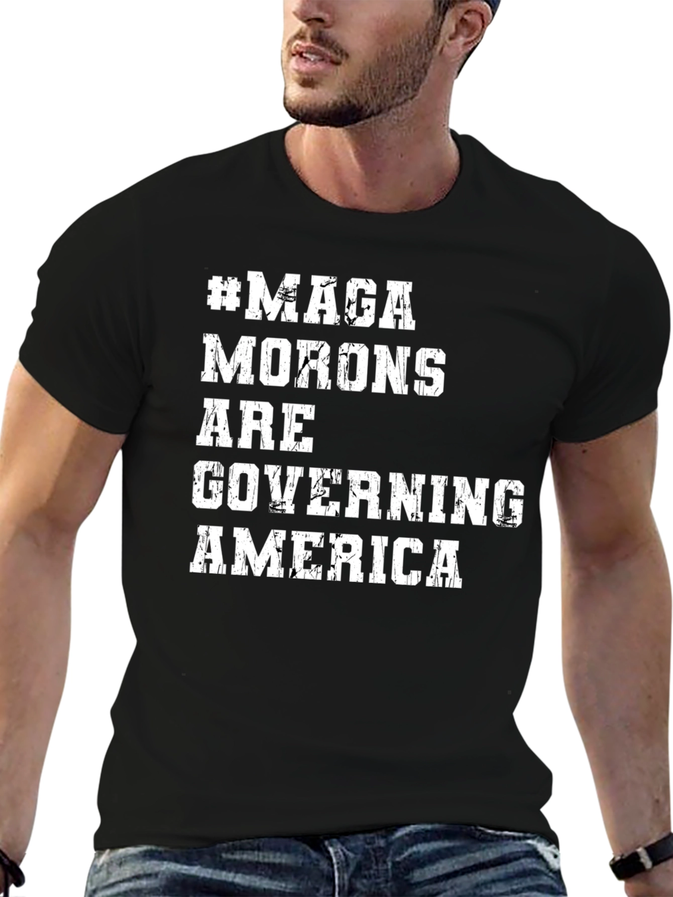 MAGA Morons Are Governing America Statement T-Shirt