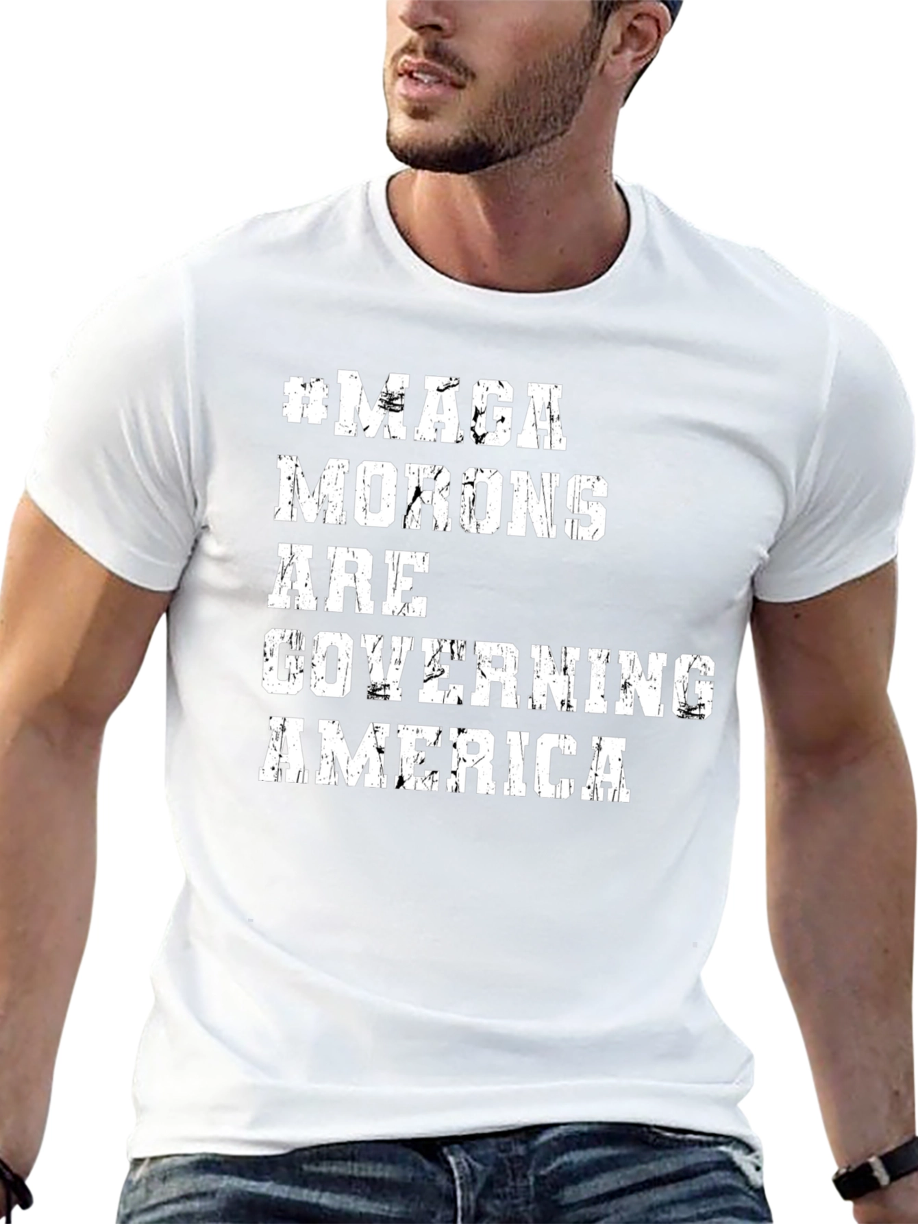 MAGA Morons Are Governing America Statement T-Shirt