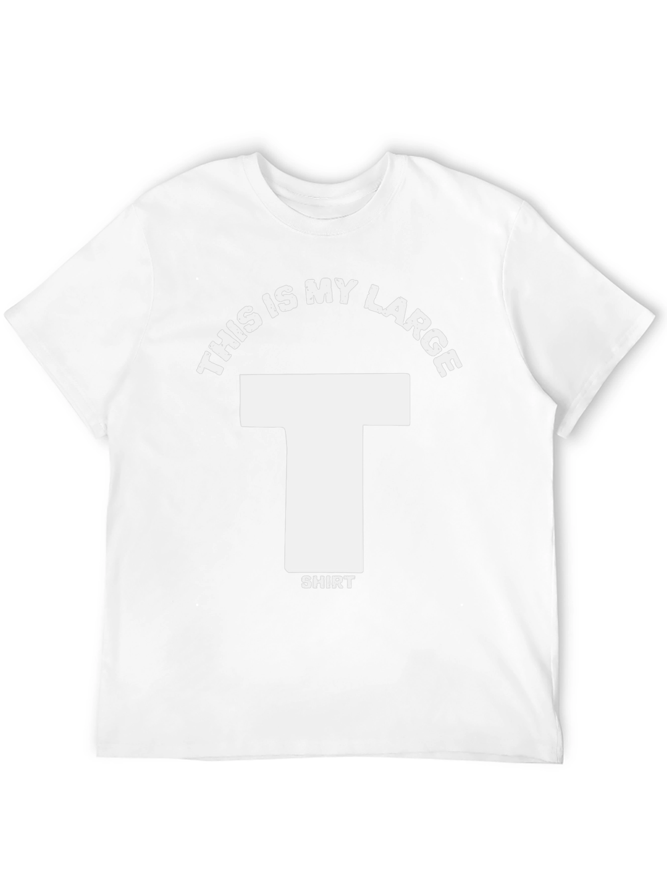 Funny This is My Large T-Shirt Graphic Tee