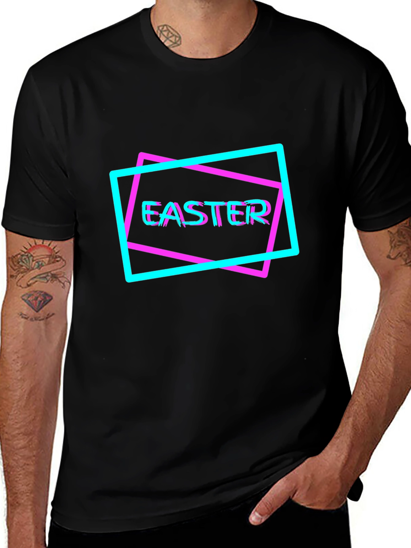 Easter Neon T-Shirt - Stylish Holiday Apparel