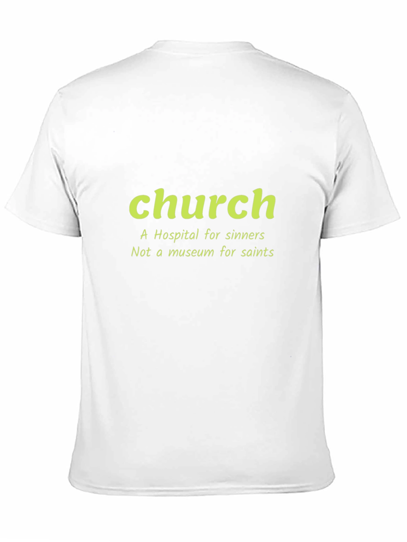 Church Hospital Sinner T-Shirt - Mens Crew Neck