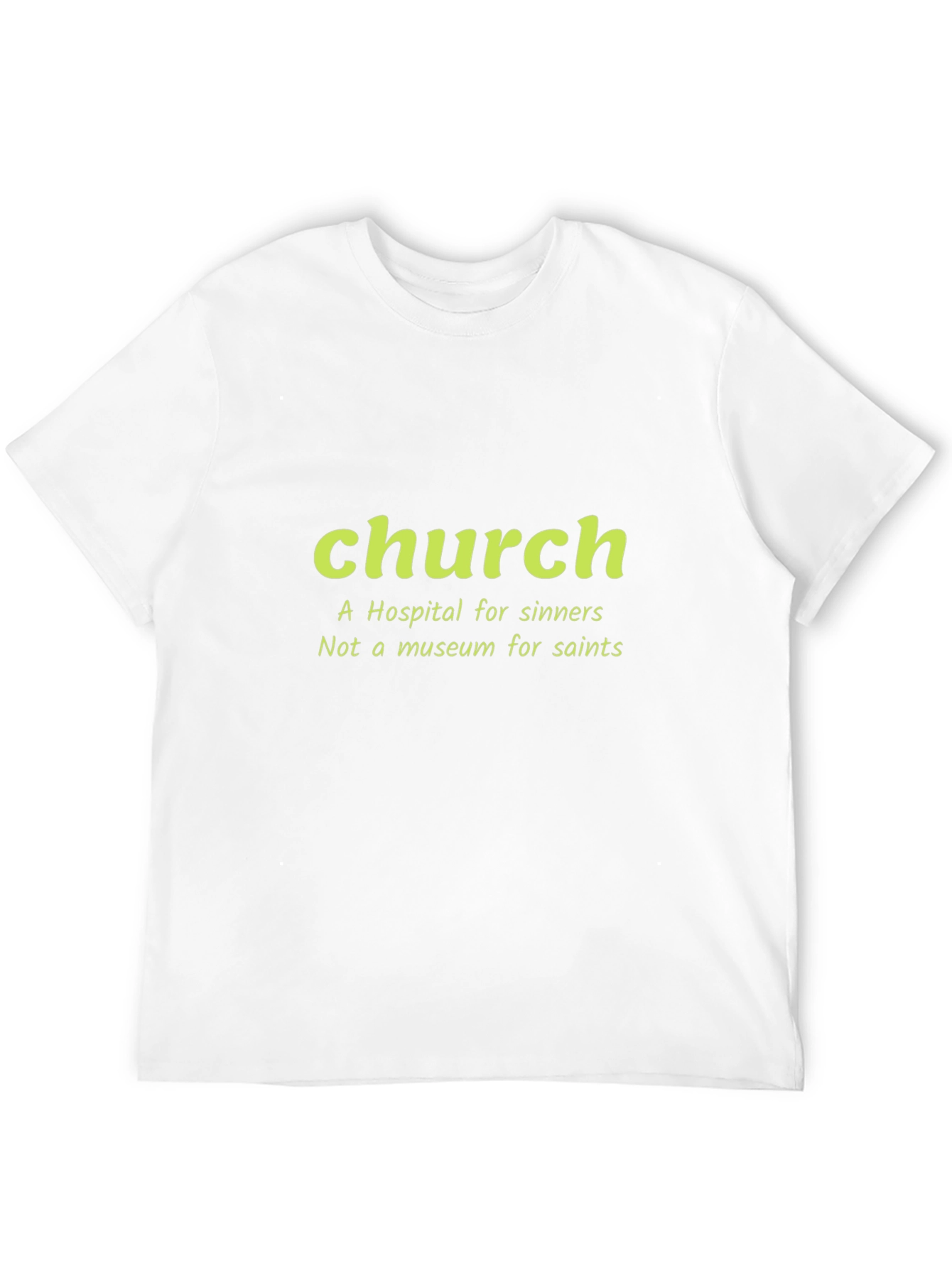 Church Hospital Sinner T-Shirt - Mens Crew Neck