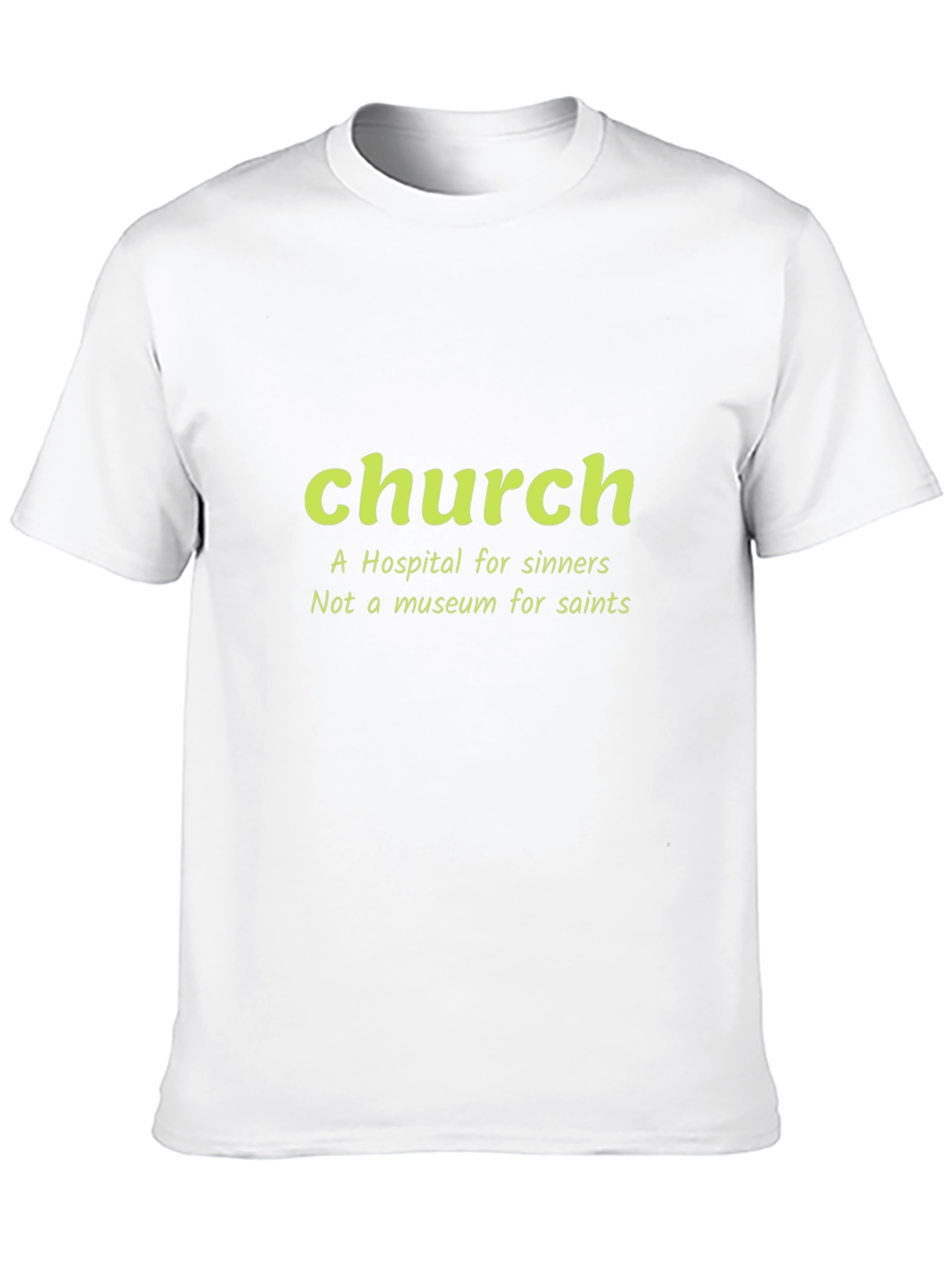 Church Hospital Sinner T-Shirt - Mens Crew Neck