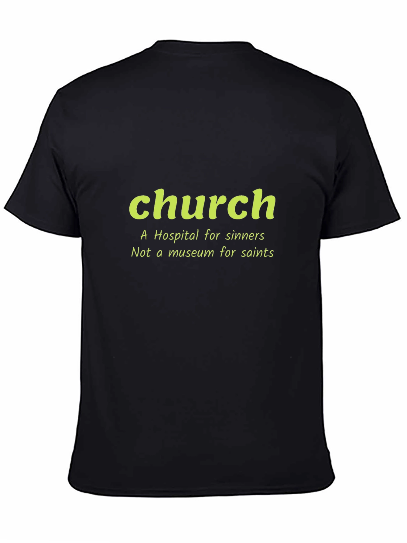Church Hospital Sinner T-Shirt - Mens Crew Neck