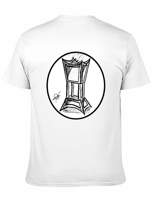 Incense Burner Sketch T-Shirt - Black