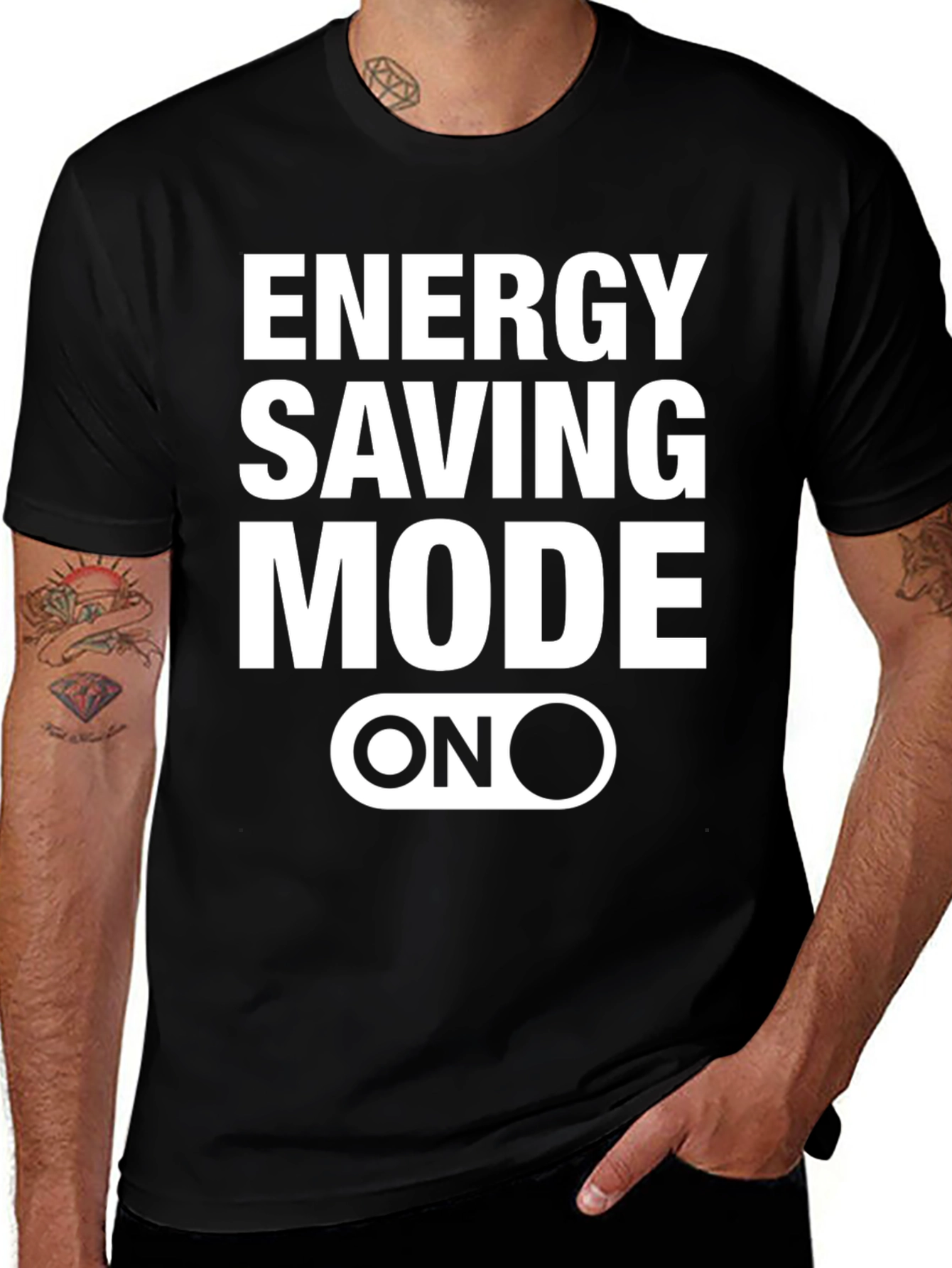 Energy Saving Mode On Graphic Tee
