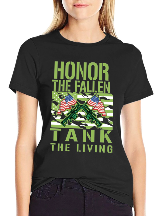 Honor The Fallen Tank The Living T-Shirt