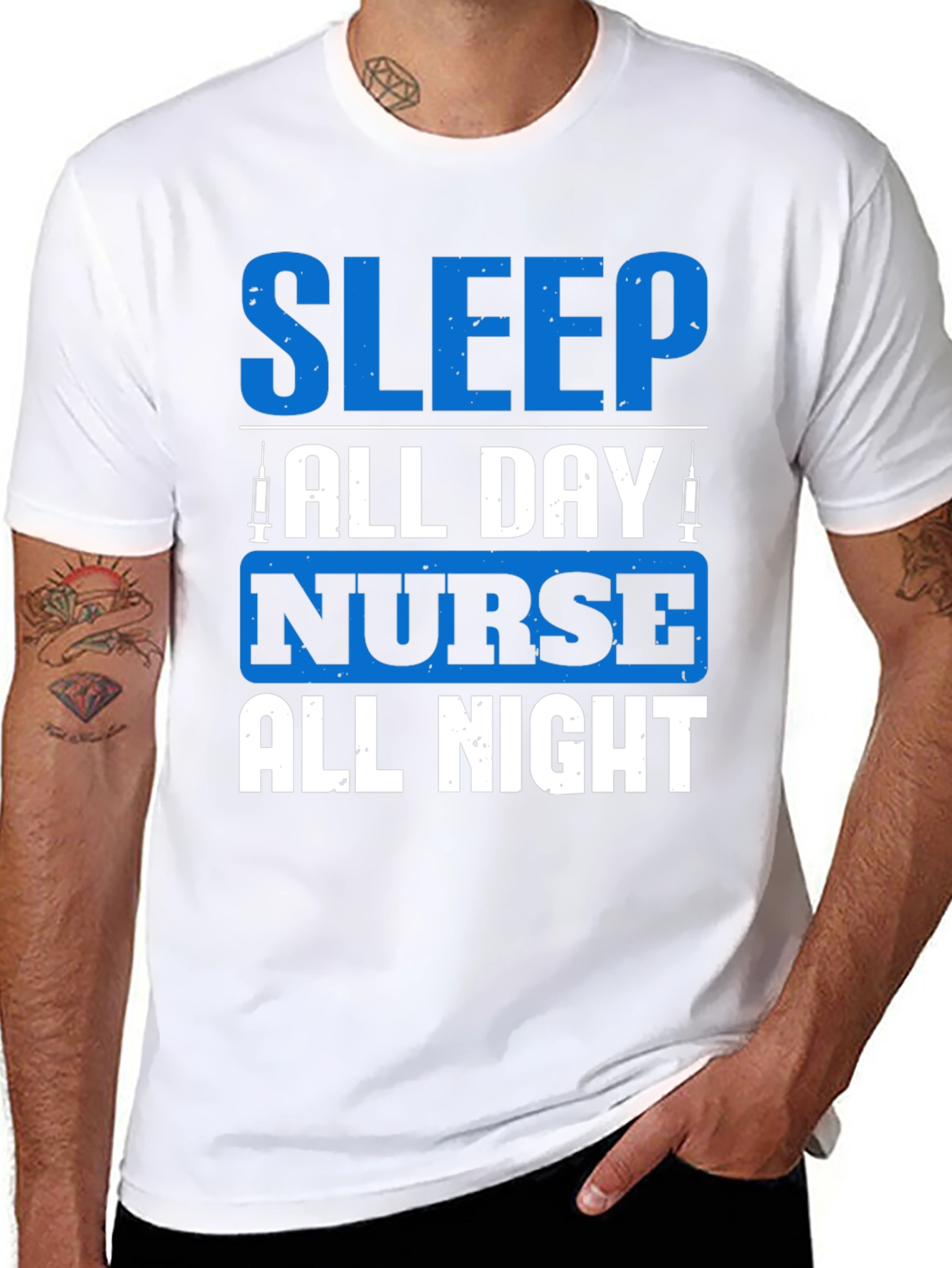 Sleep All Day Nurse All Night T-Shirt