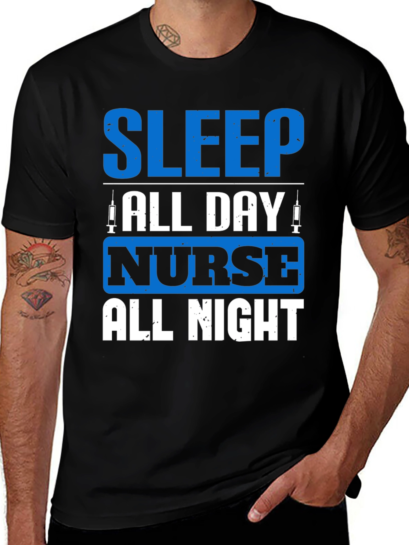 Sleep All Day Nurse All Night T-Shirt