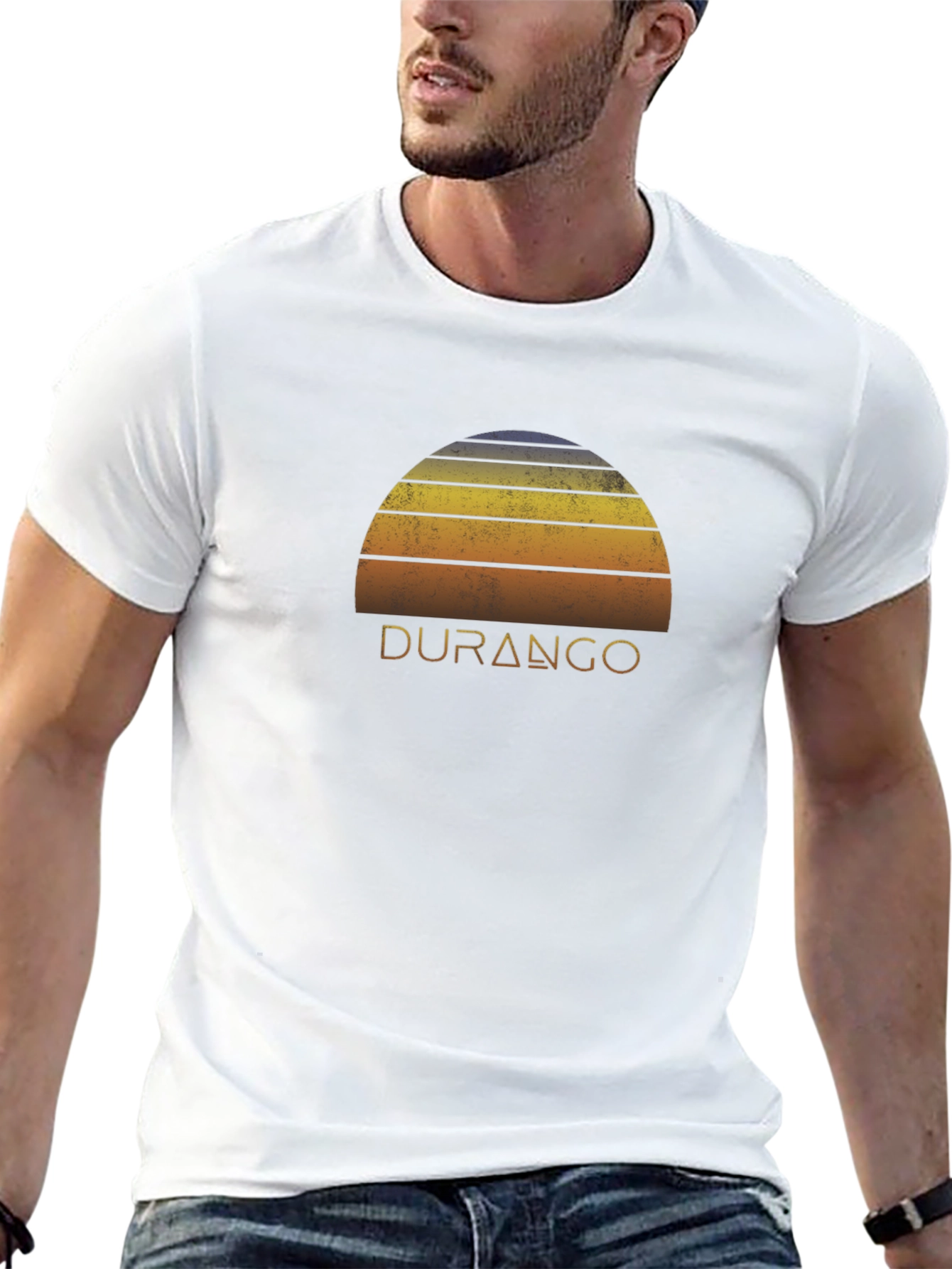 Durango Retro Sunset Graphic T-Shirt