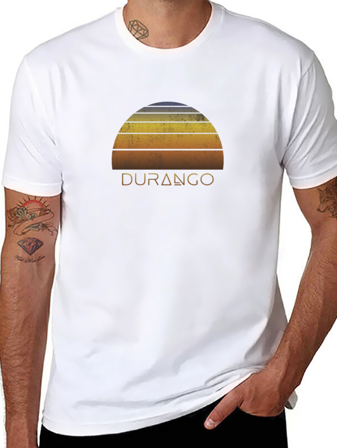 Durango Retro Sunset Graphic T-Shirt