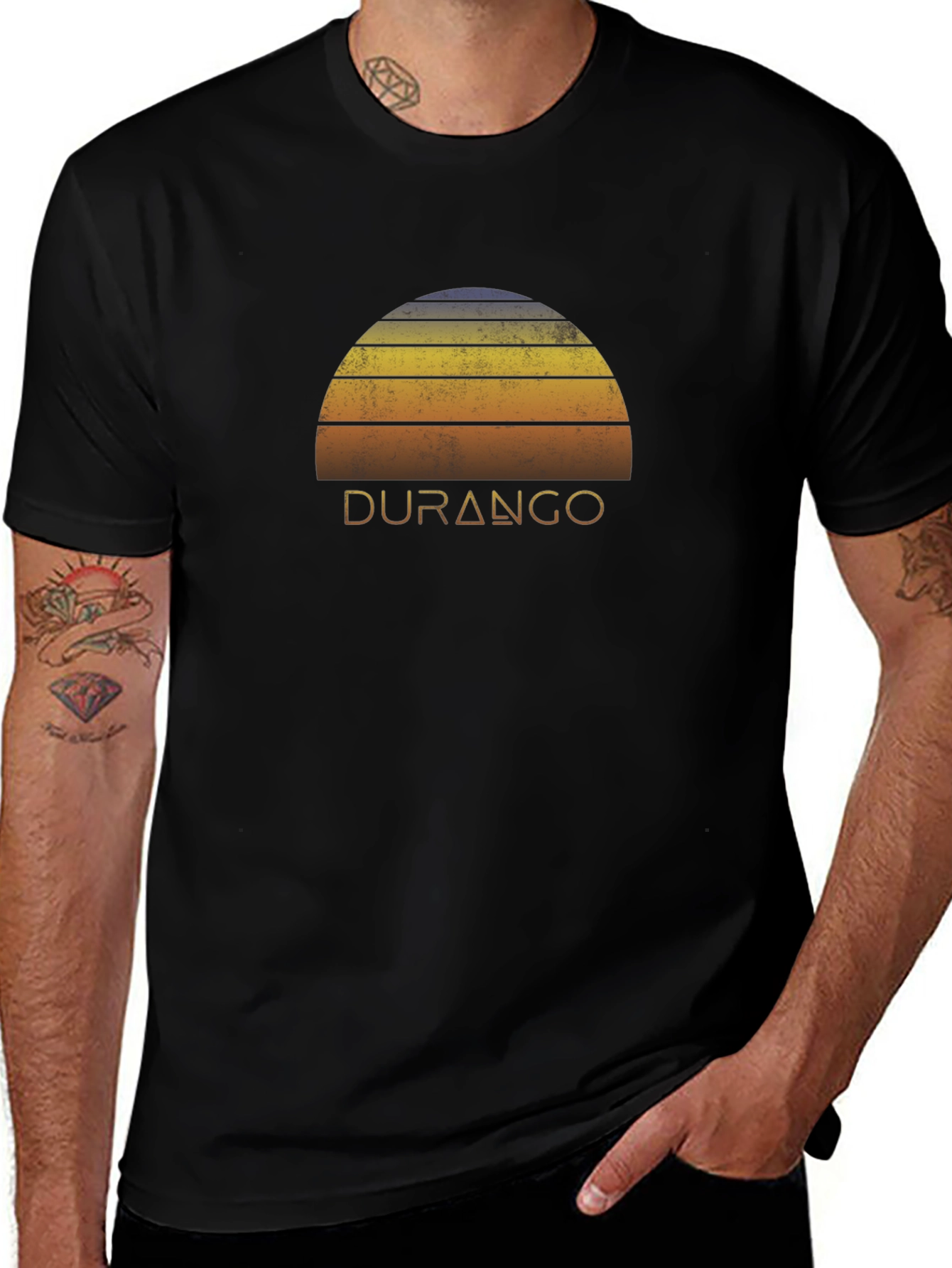 Durango Retro Sunset Graphic T-Shirt