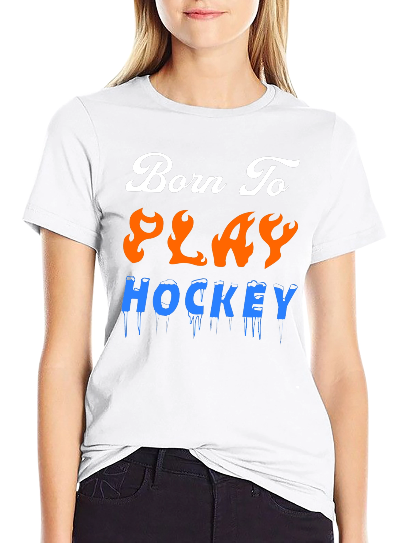 Born To Play Hockey T-Shirt
