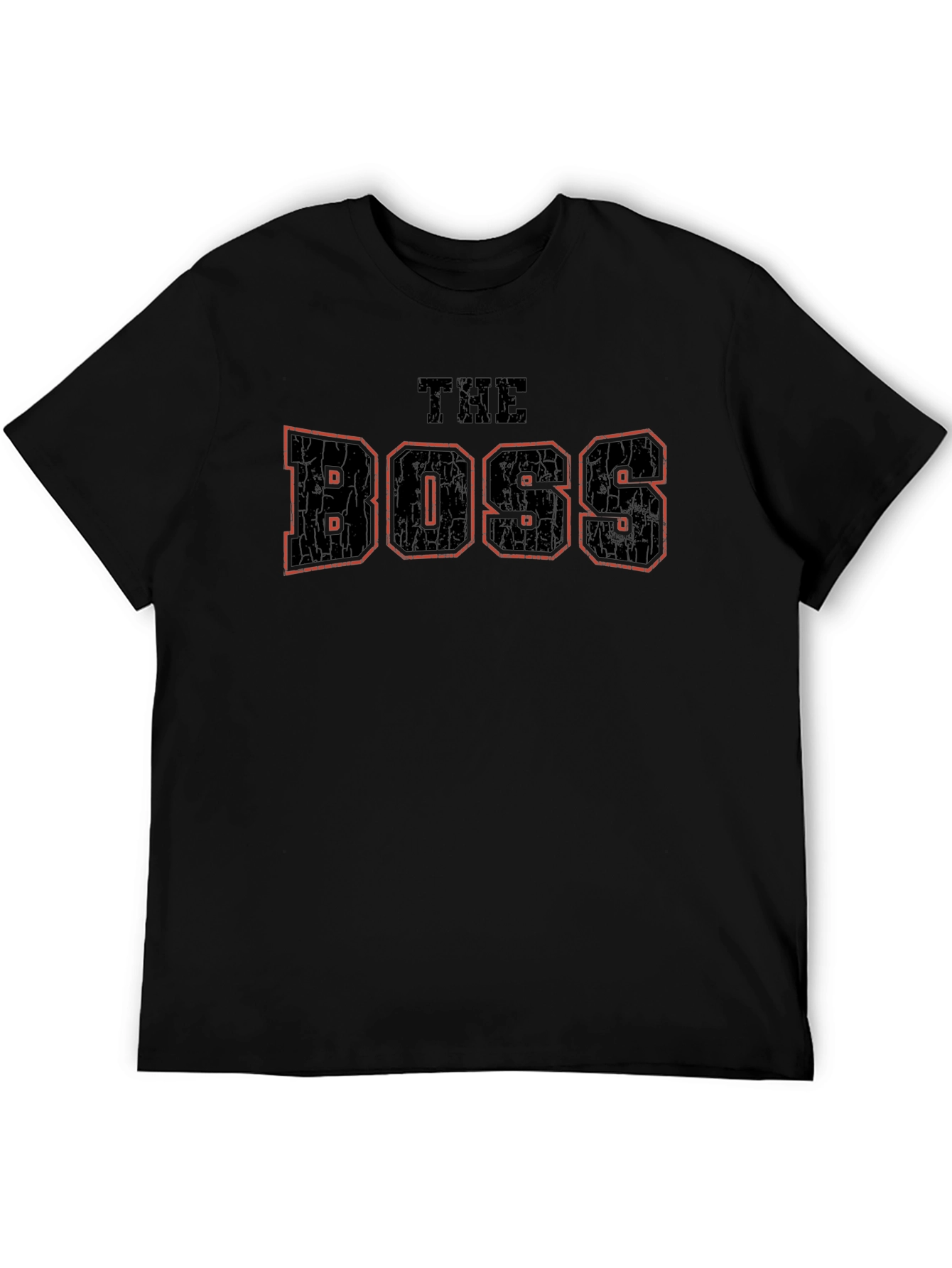 The Boss Graphic T-Shirt - Black Cotton Tee