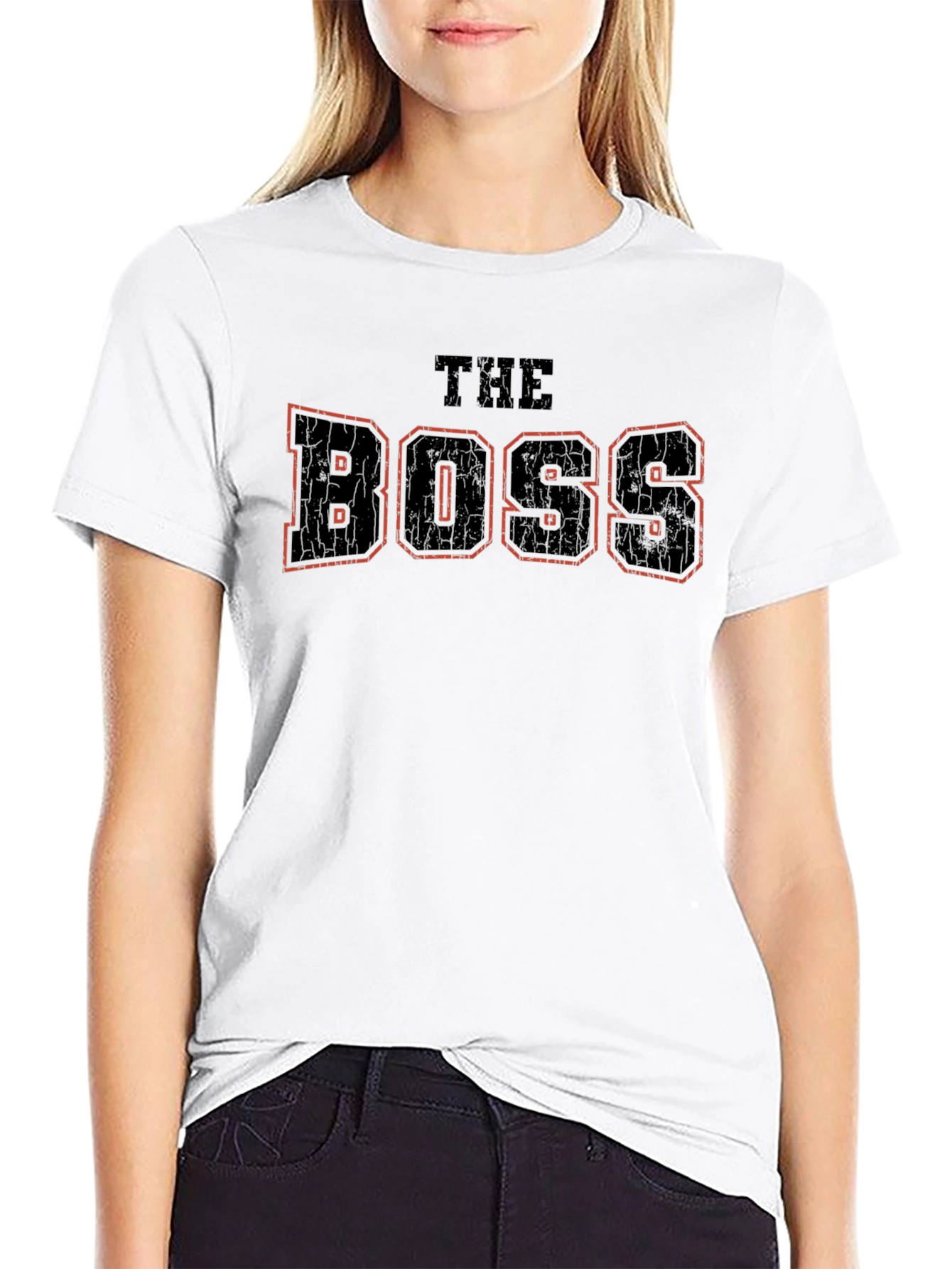 The Boss Graphic T-Shirt - Black Cotton Tee