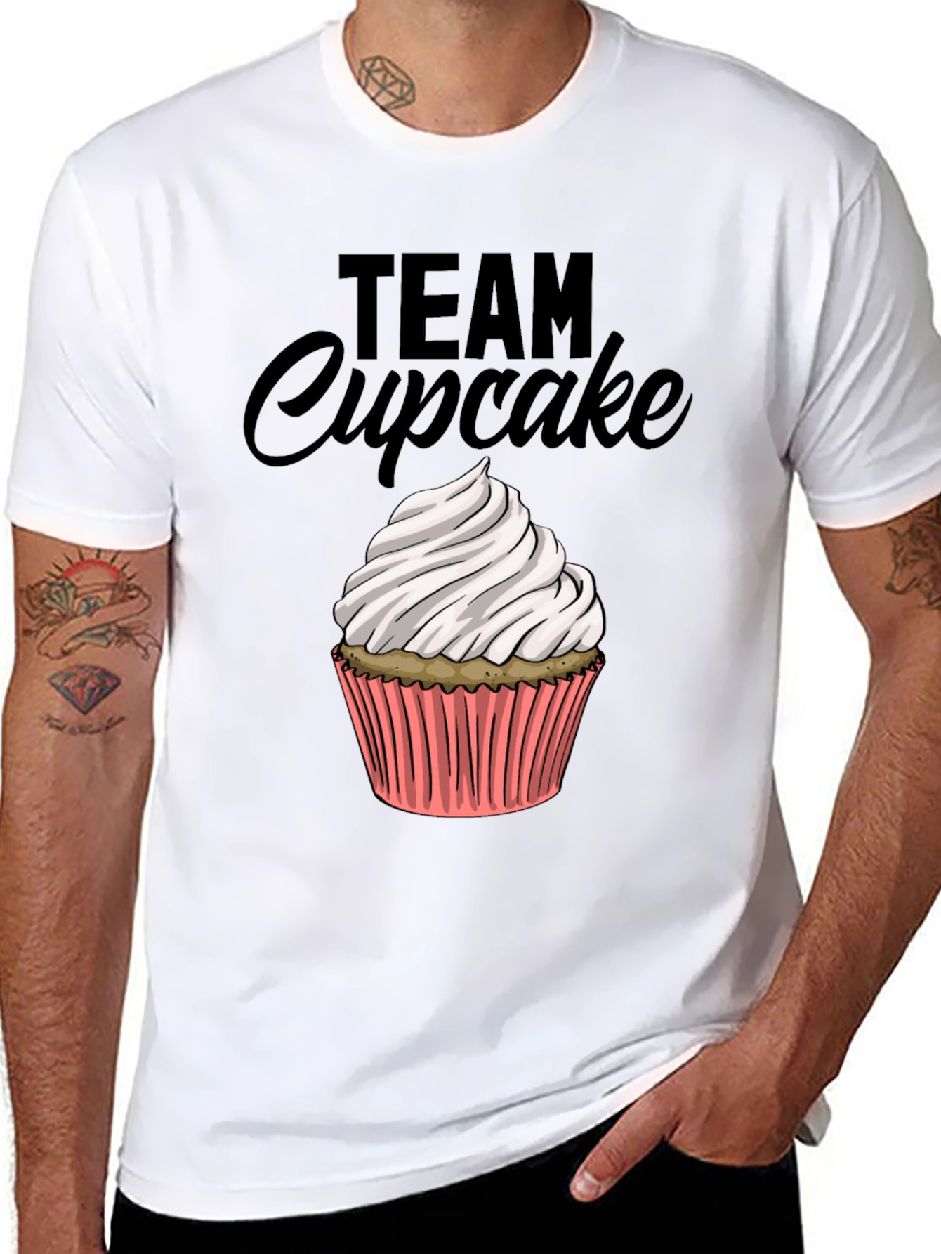 Team Cupcake Graphic Tee - Funny Sweet Treat T-Shirt