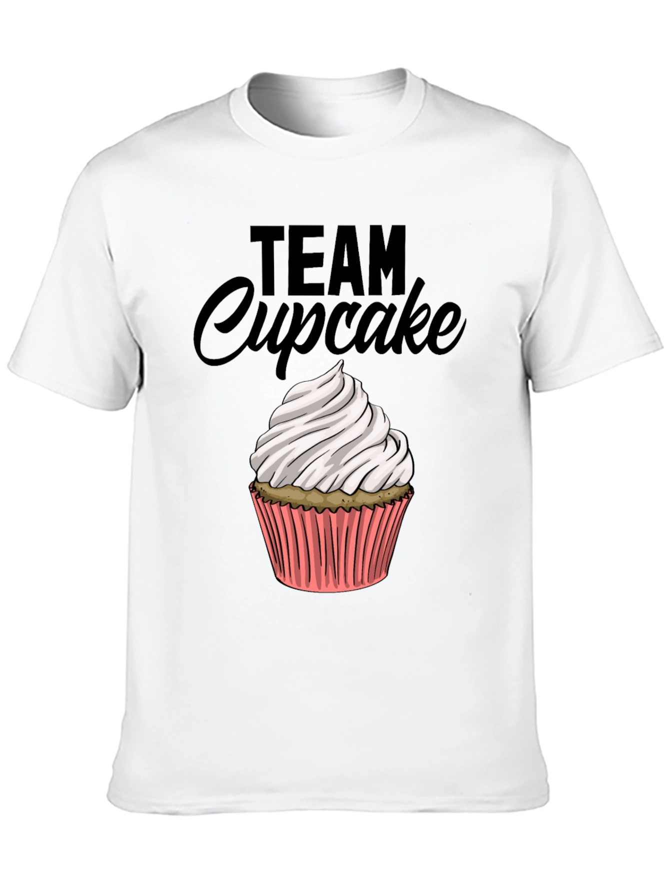Team Cupcake Graphic Tee - Funny Sweet Treat T-Shirt