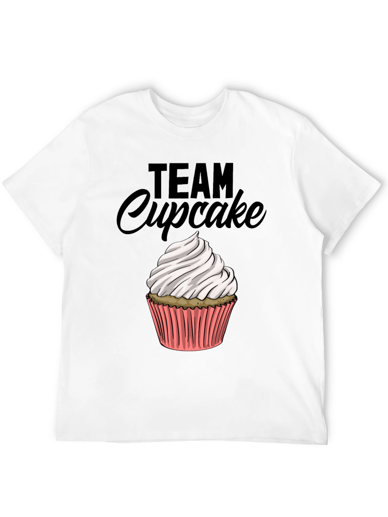 Team Cupcake Graphic Tee - Funny Sweet Treat T-Shirt