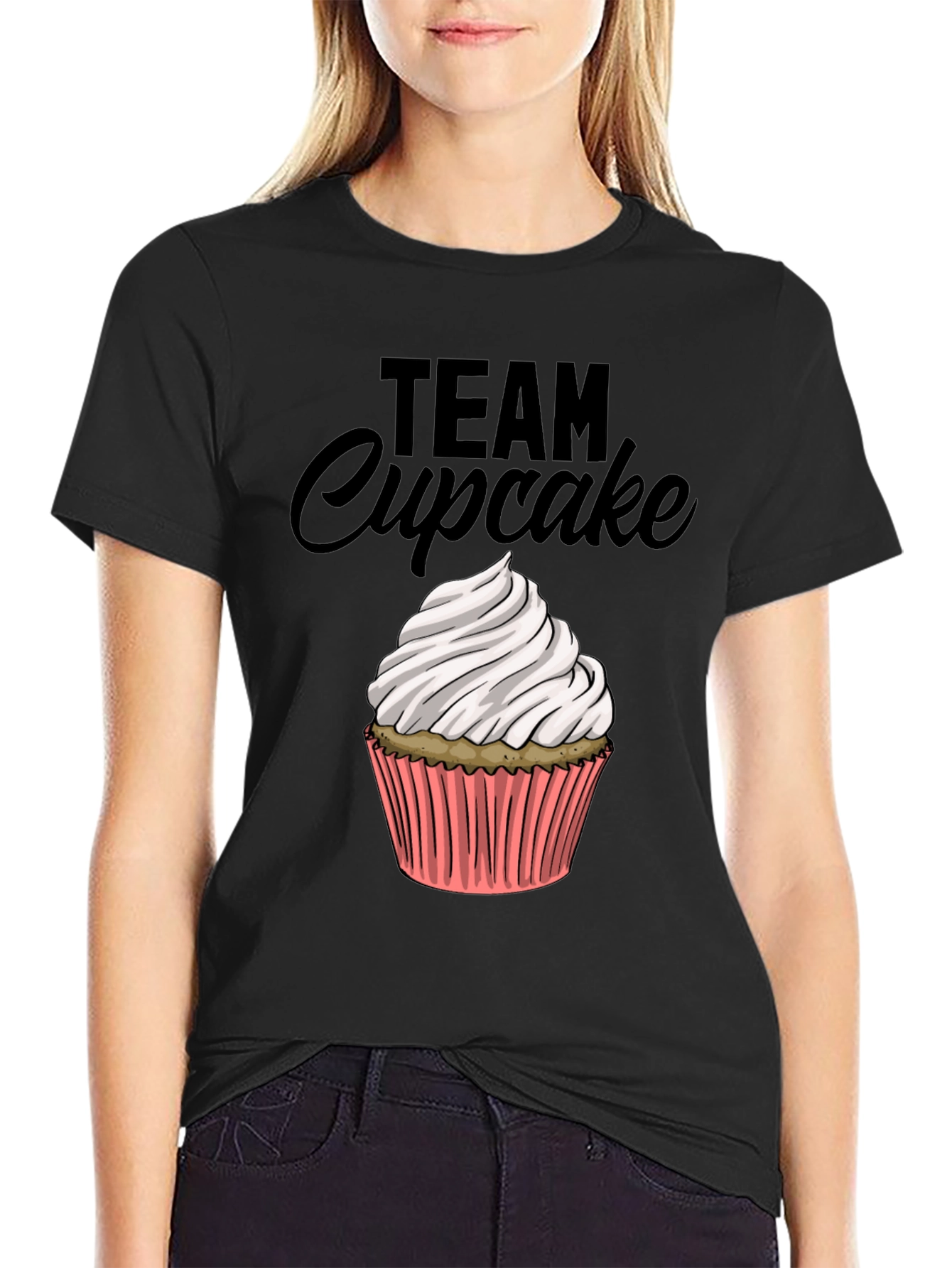 Team Cupcake Graphic Tee - Funny Sweet Treat T-Shirt