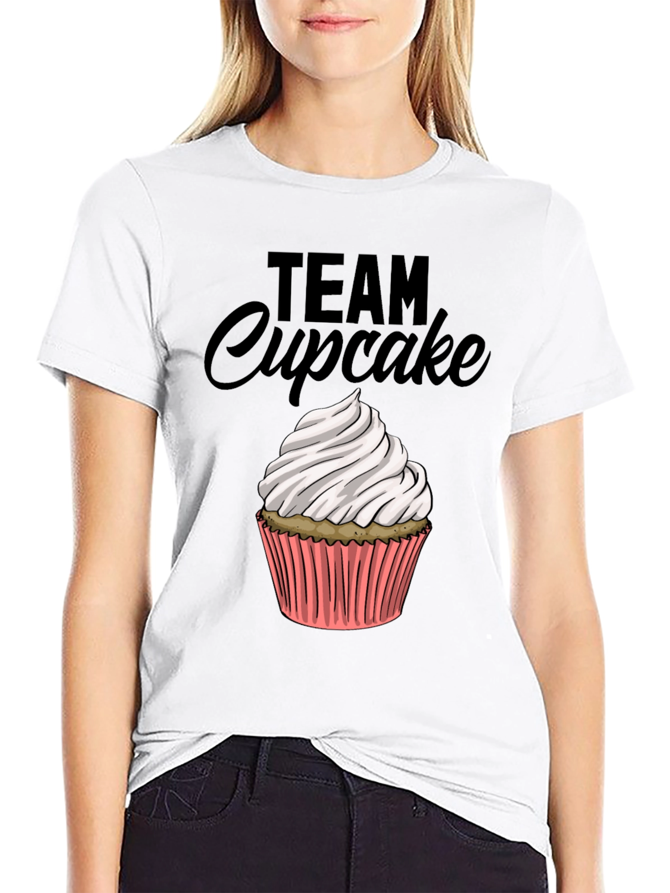 Team Cupcake Graphic Tee - Funny Sweet Treat T-Shirt