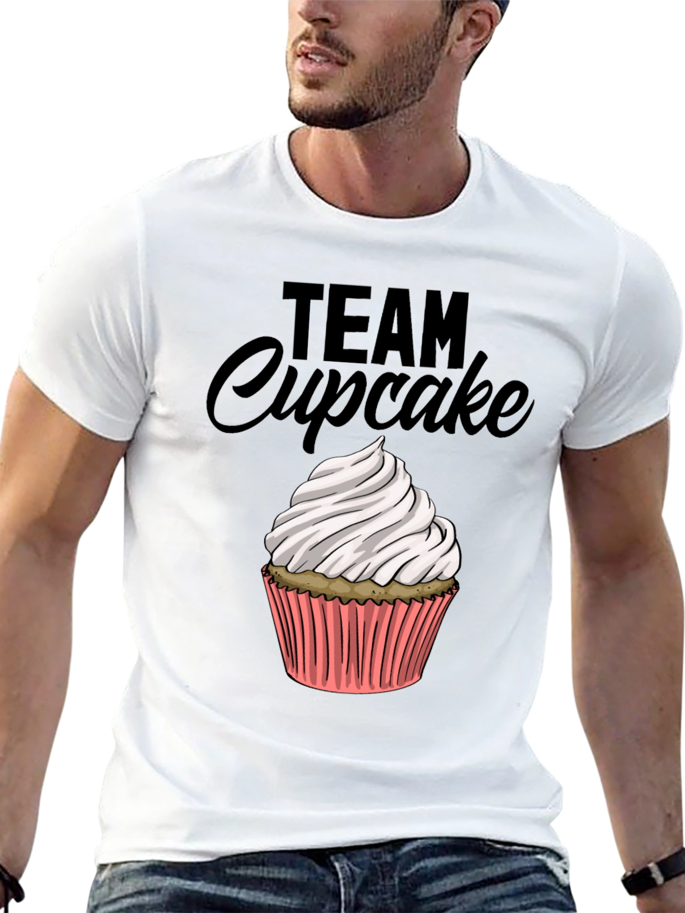 Team Cupcake Graphic Tee - Funny Sweet Treat T-Shirt