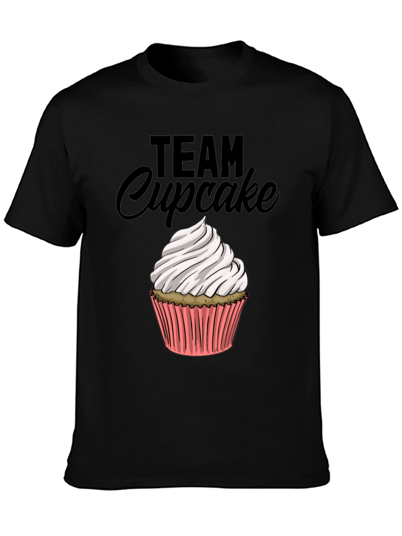 Team Cupcake Graphic Tee - Funny Sweet Treat T-Shirt