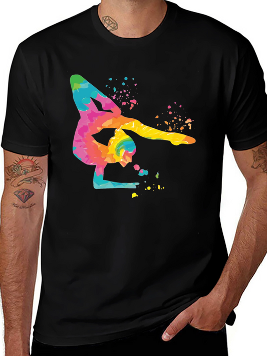 Gymnast Watercolor Art T-Shirt