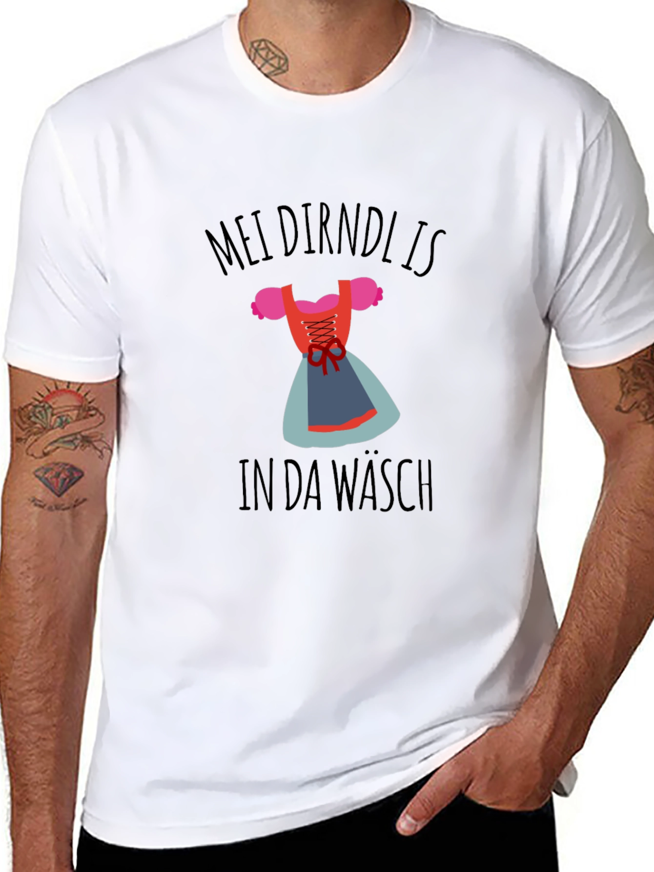 Mein Dirndl Is In Da Wasch T-Shirt