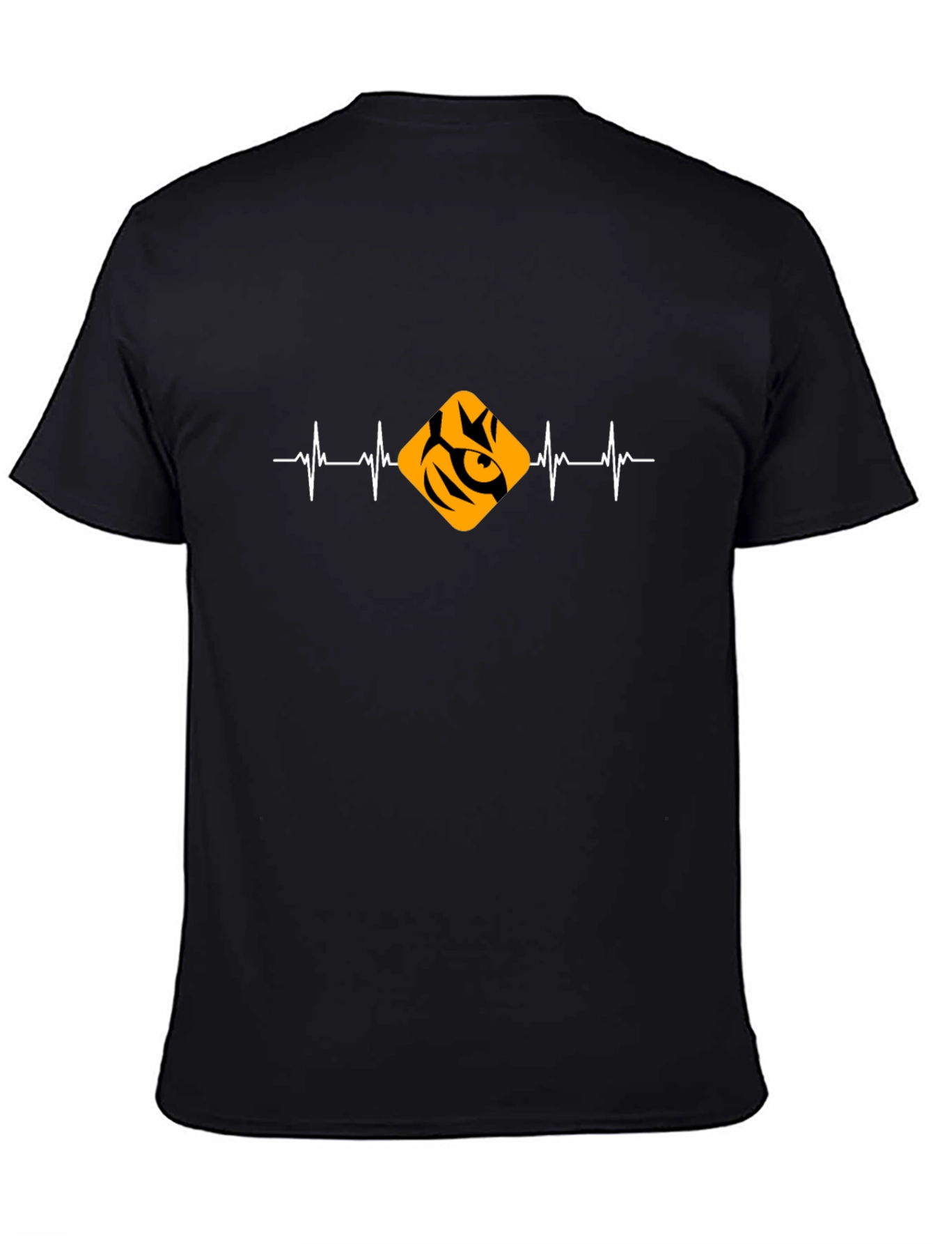 Tiger Heartbeat Black T-Shirt